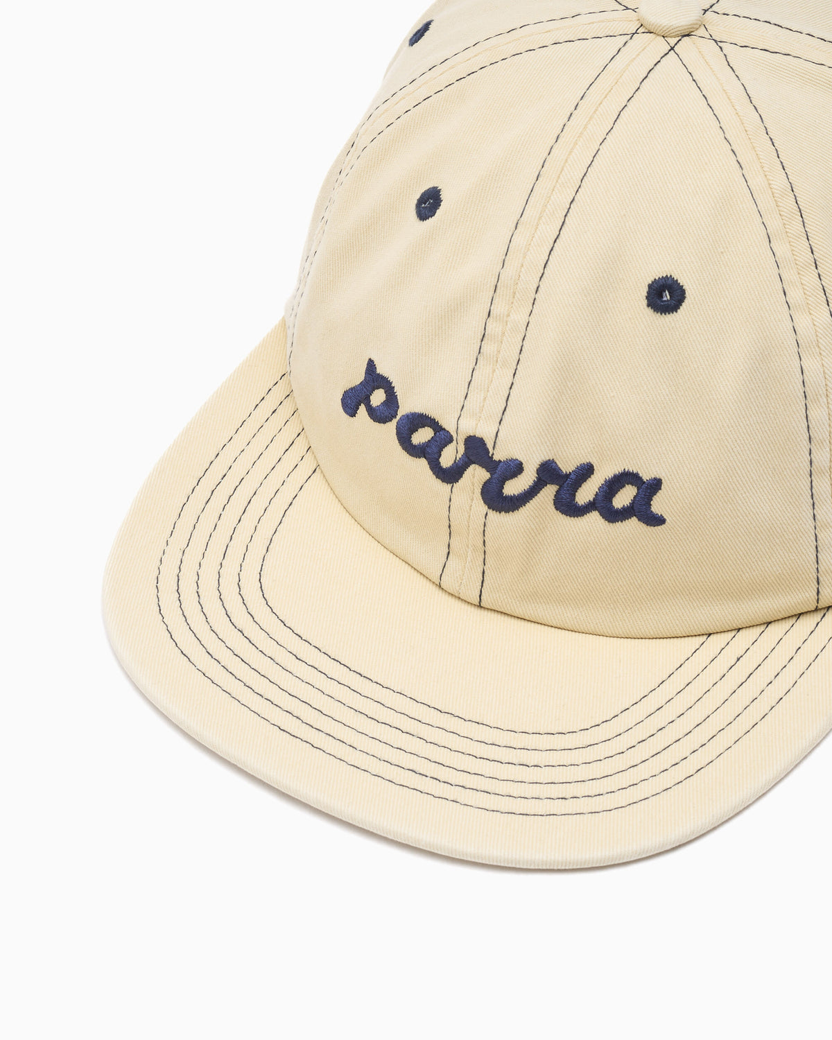 Caps by Parra Lowercase Scriptlogo Unisex Cap - 56374-Natural