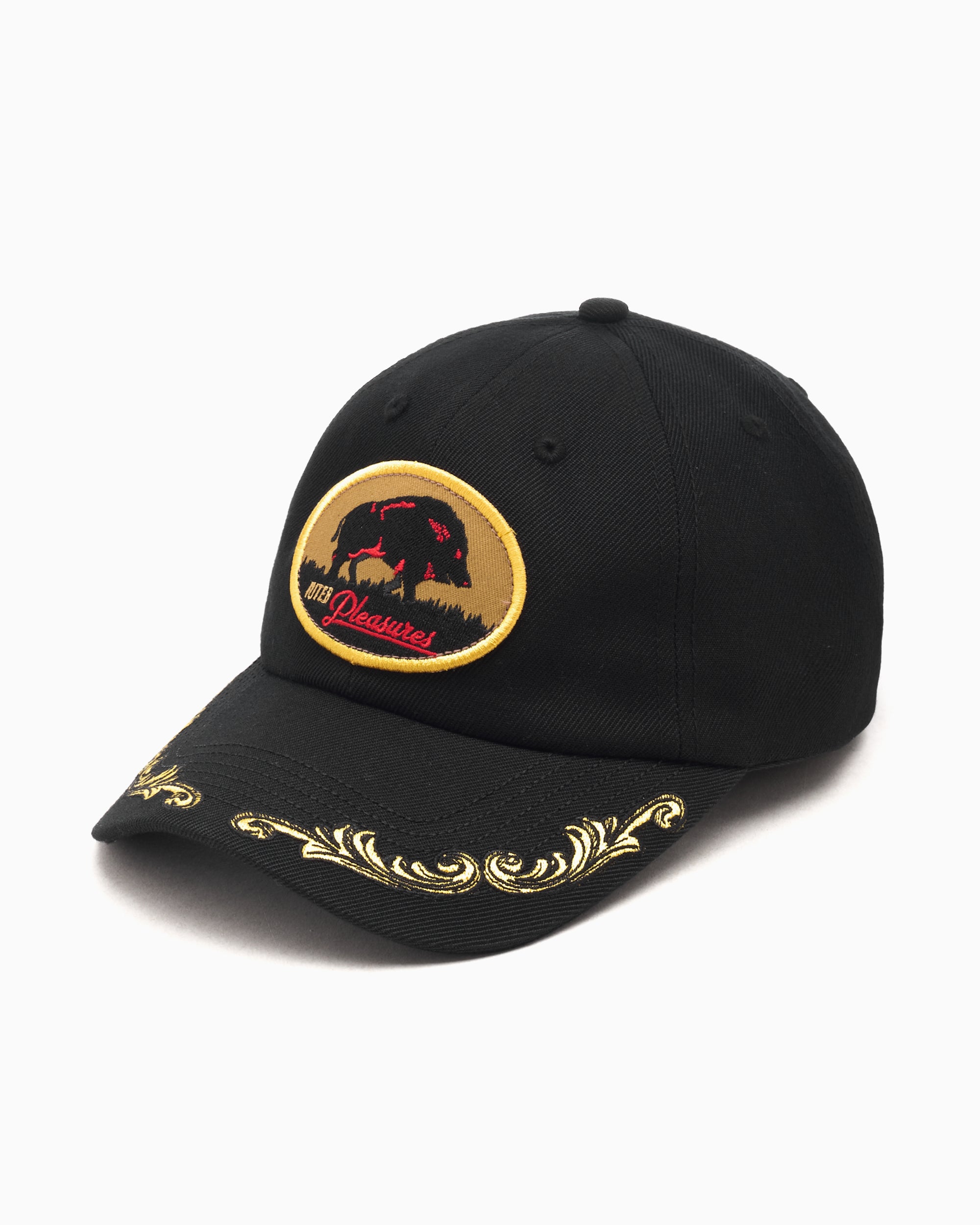 Caps Pleasures Daniele Unisex Cap Unisex Cap - P24IU013-BLACK