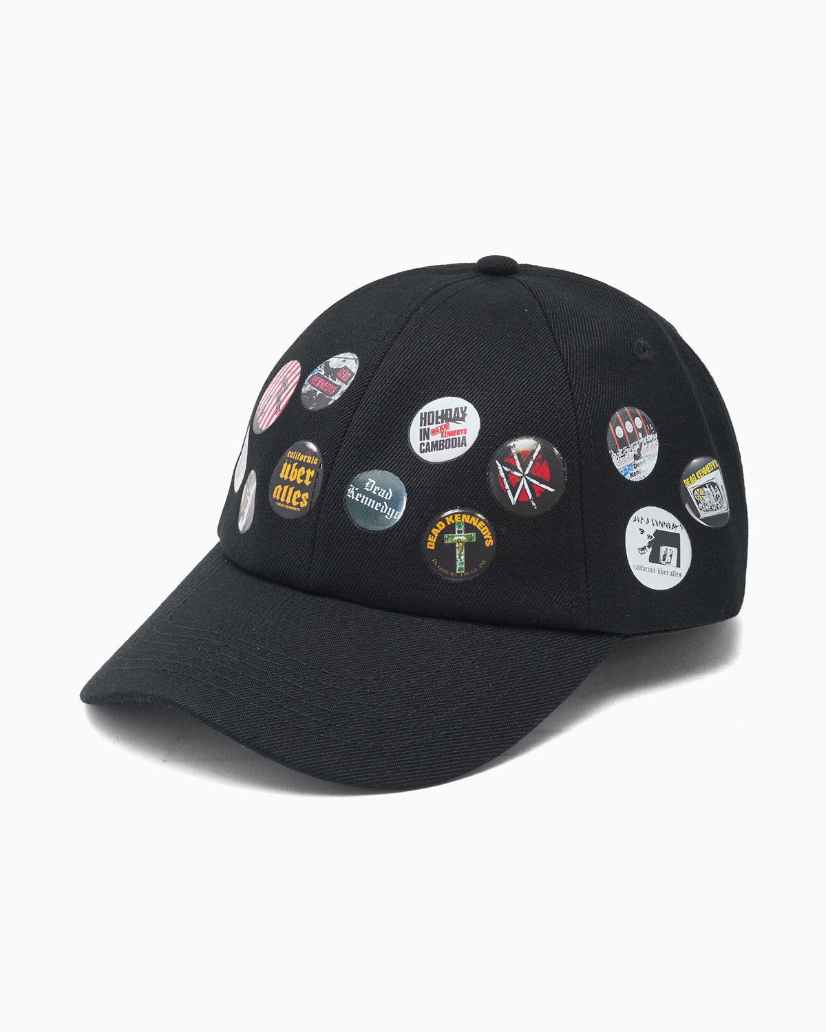 Caps Pleasures x Dead Kennedys Buttons Unisex Cap - P26FDK011-BLACK