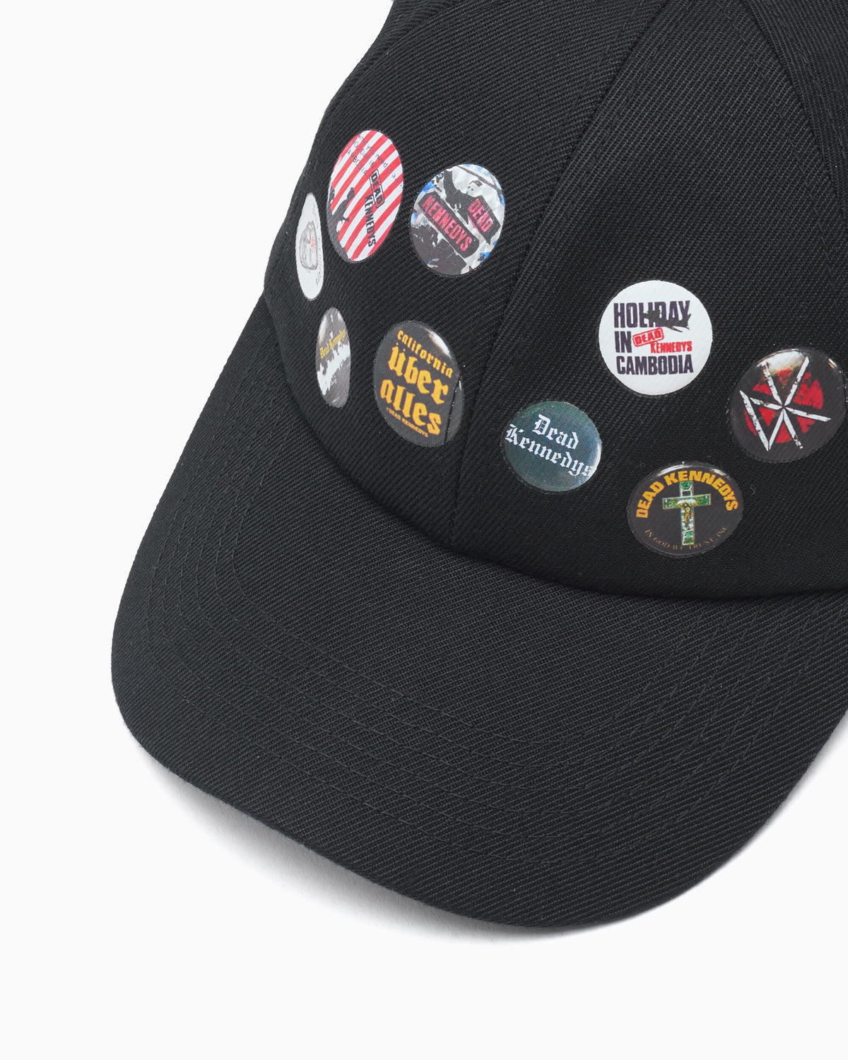 Caps Pleasures x Dead Kennedys Buttons Unisex Cap - P26FDK011-BLACK
