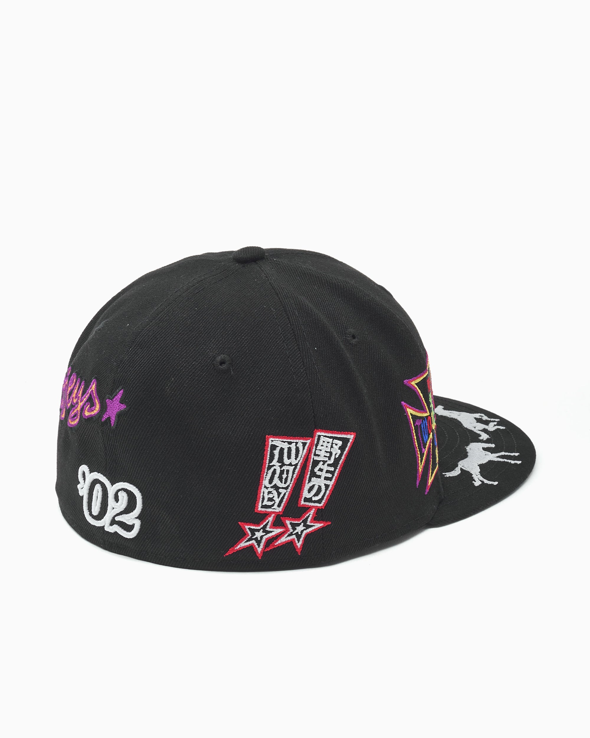 Caps TwoJeys x New Era 59FIFTY Embroidered Unisex Cap - EMHW0021851-Black