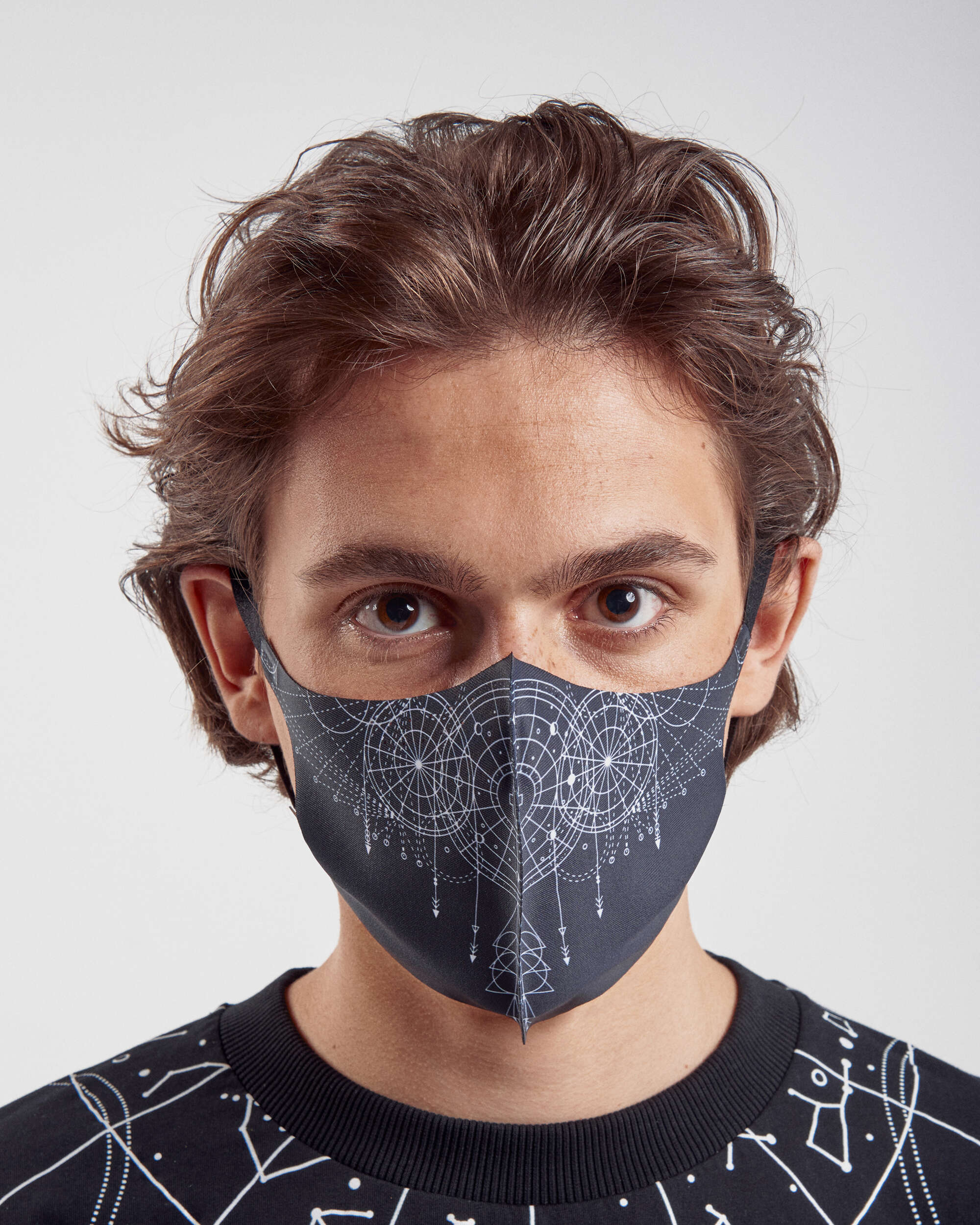 Fase Masks Marcelo Burlon Astral Wings Active Mask Unisex Face mask - CMRG006F21FAB0021001