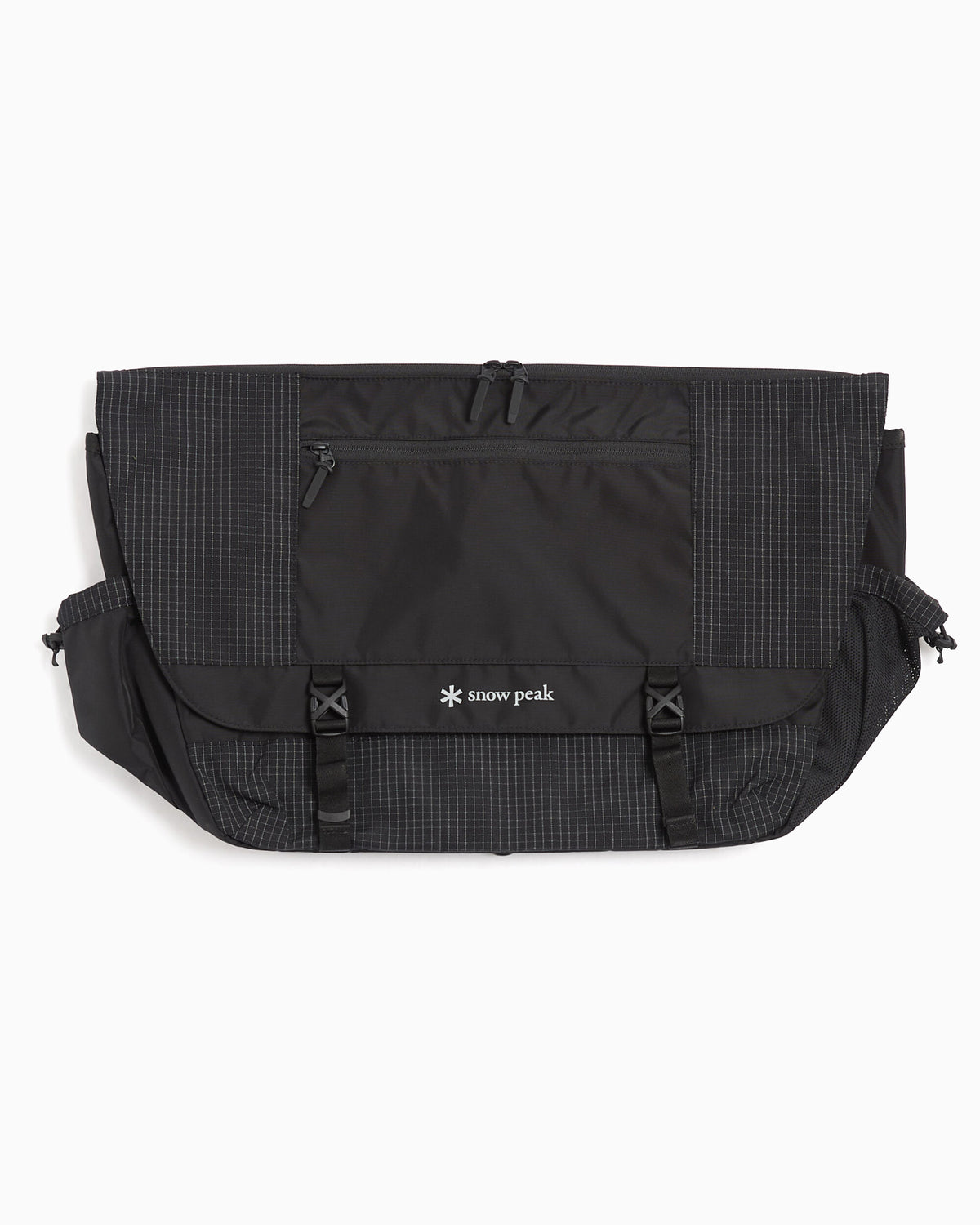 Handbags Snow Peak Grid Messenger Unisex Shoulder Bag - 100261SB08-019