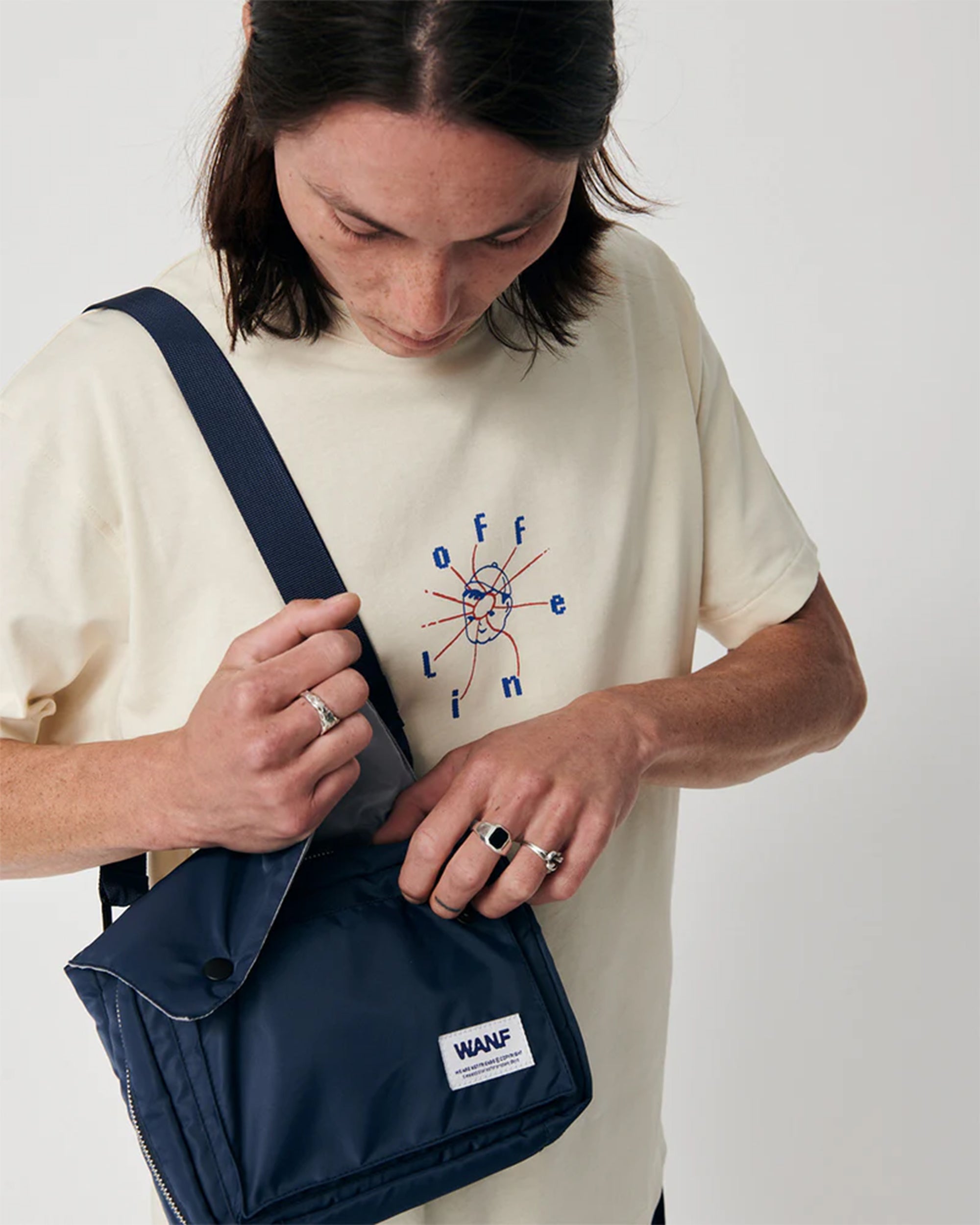 Handbags We Are Not Friends Utility Cross Unisex Shoulder Bag - WANF-SP2535