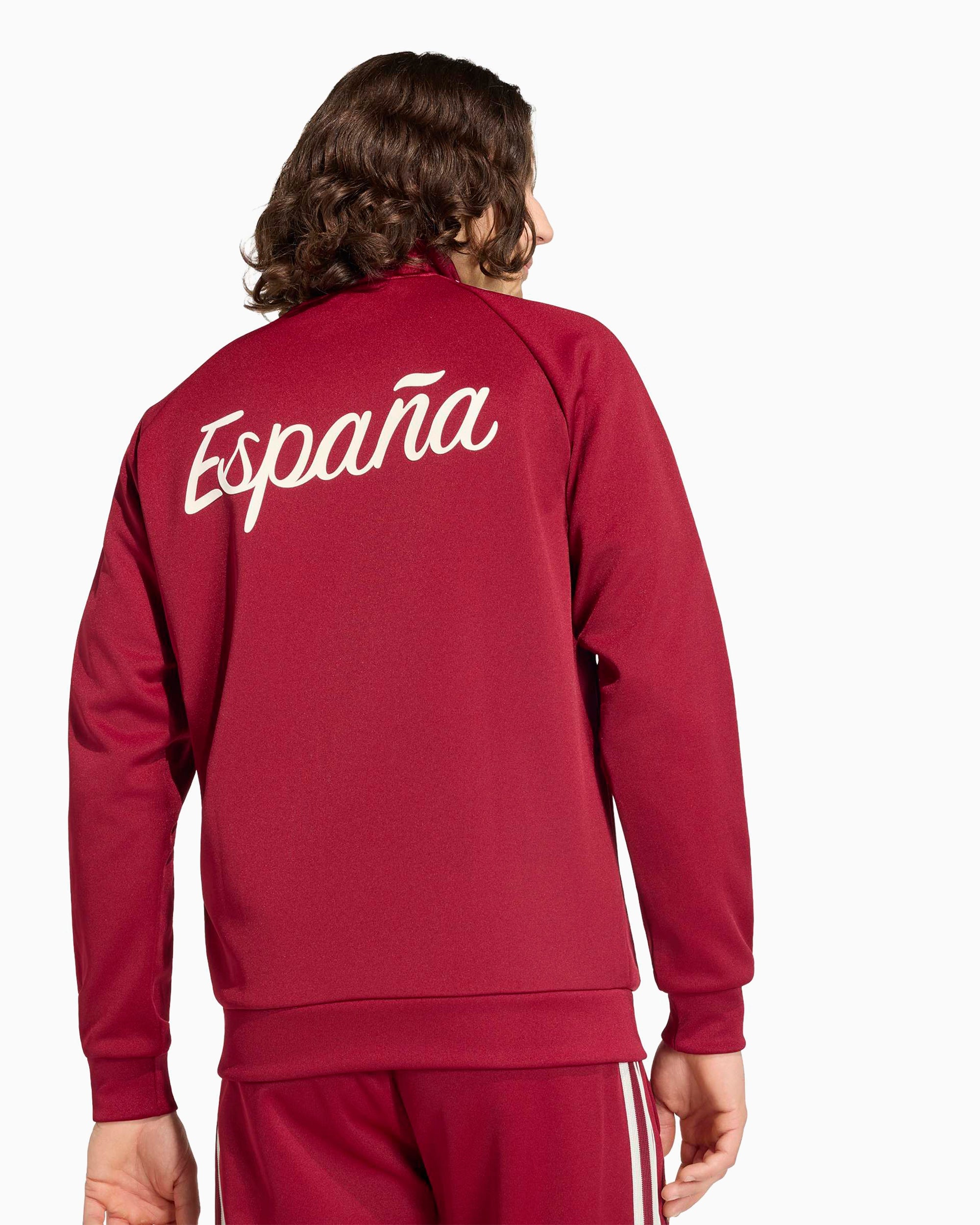 Jackets Coats adidas Originals "España" National Football Team Logo Men's Track Jacket - JZ2254