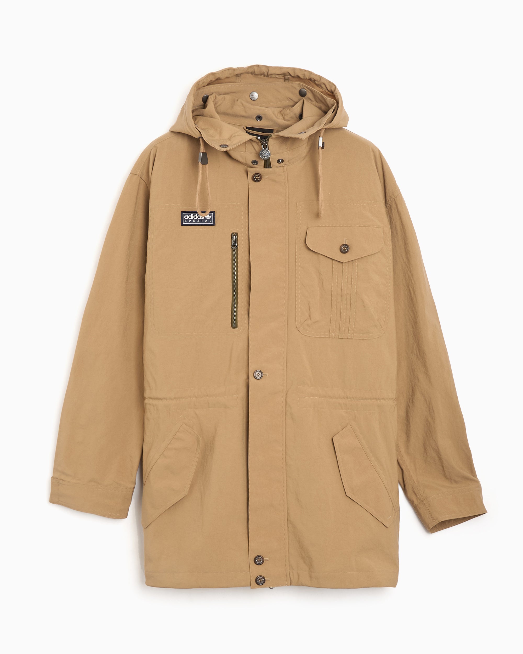 Jackets Coats adidas Originals SPZL Parka Longridge Logo Men's Light Jacket - KF6805