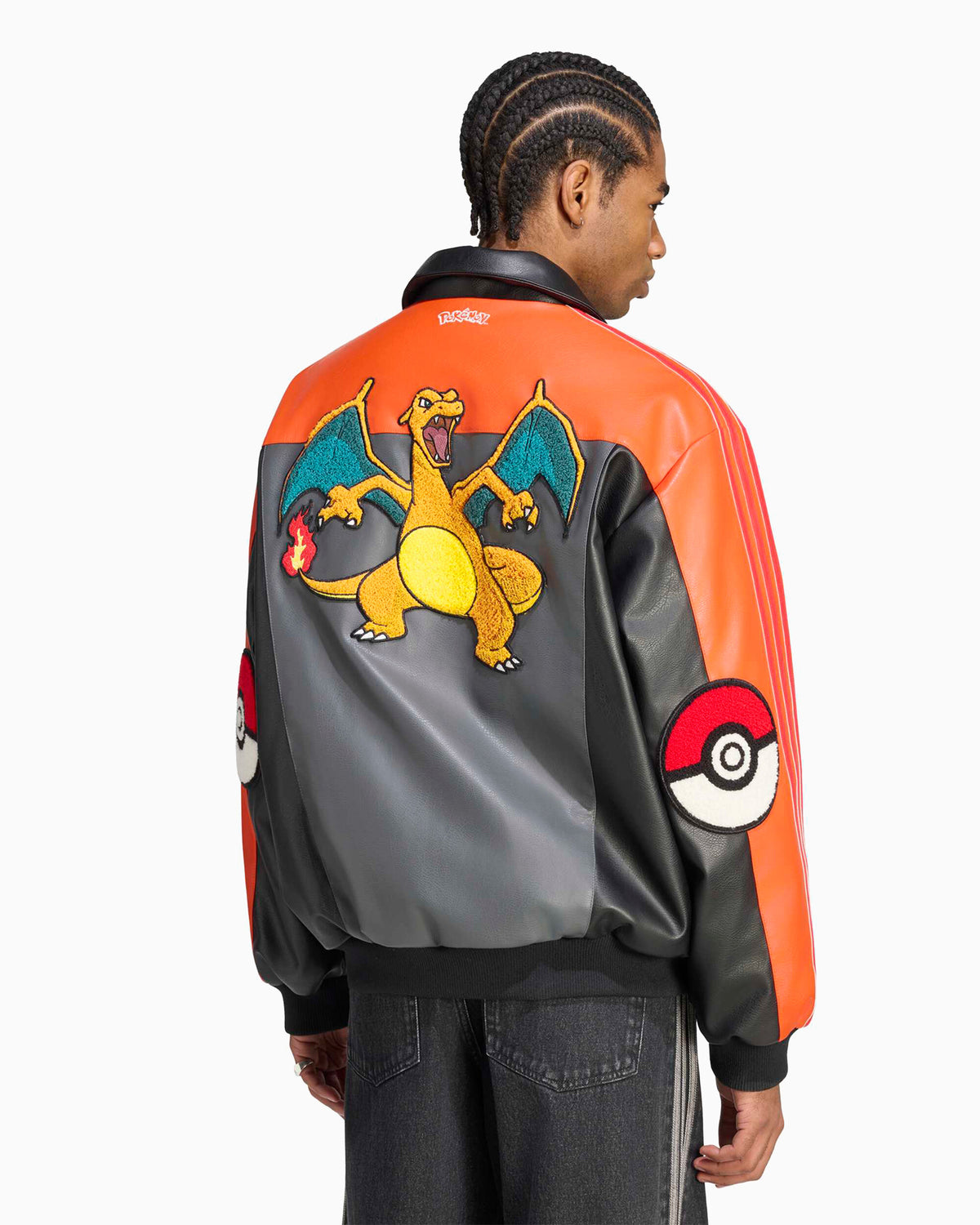 Jackets Coats adidas Originals x Pokemon "Charizard" with patches Relaxed Men's Bomber - IB7073
