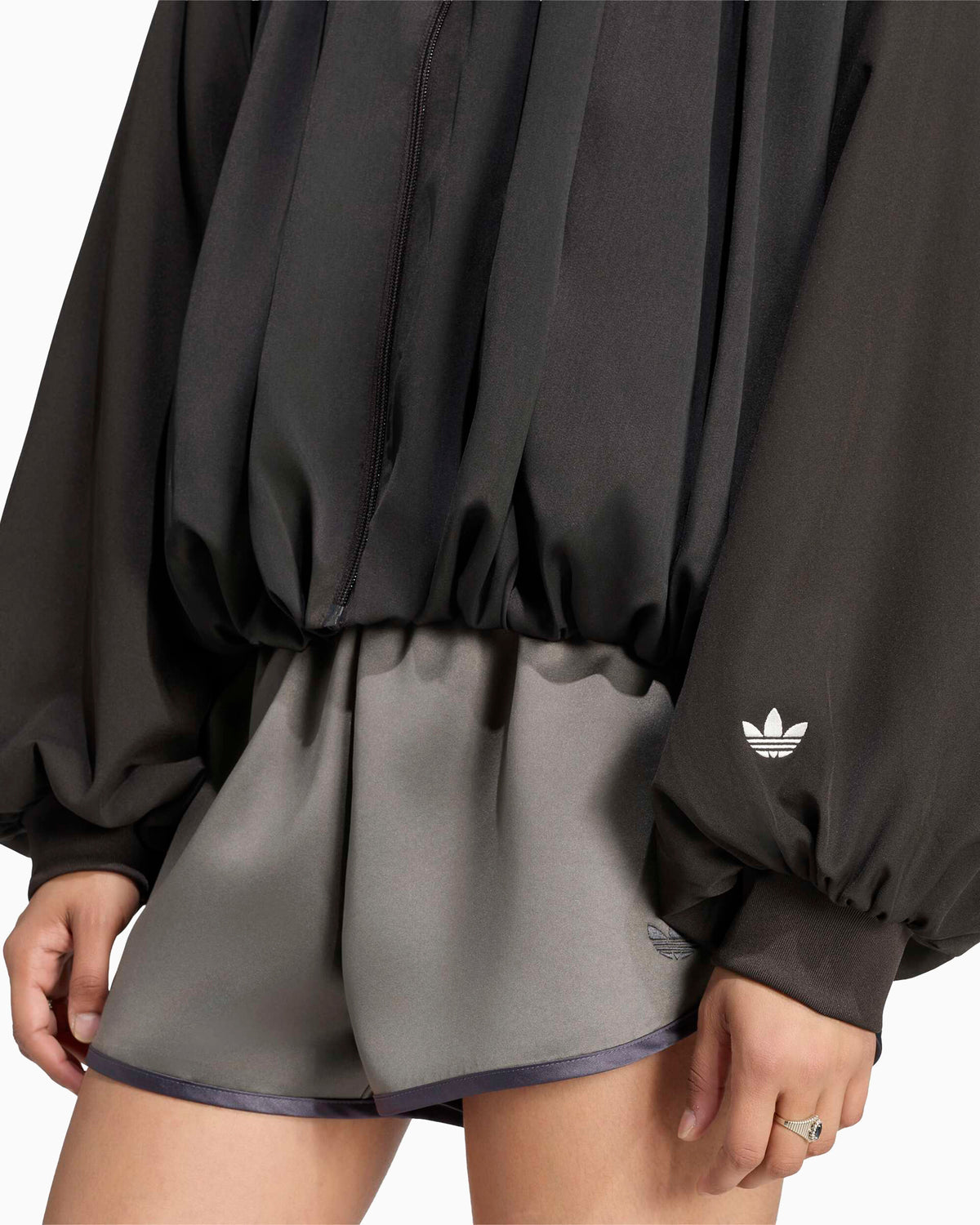 Jackets Coats adidas Satin Pleat Oversize Women's Light Jacket - LG3947