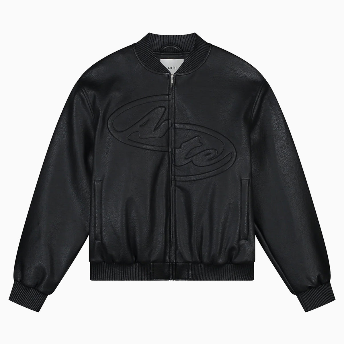 Arte Antwerp Half Logo Herren-Lederjacke