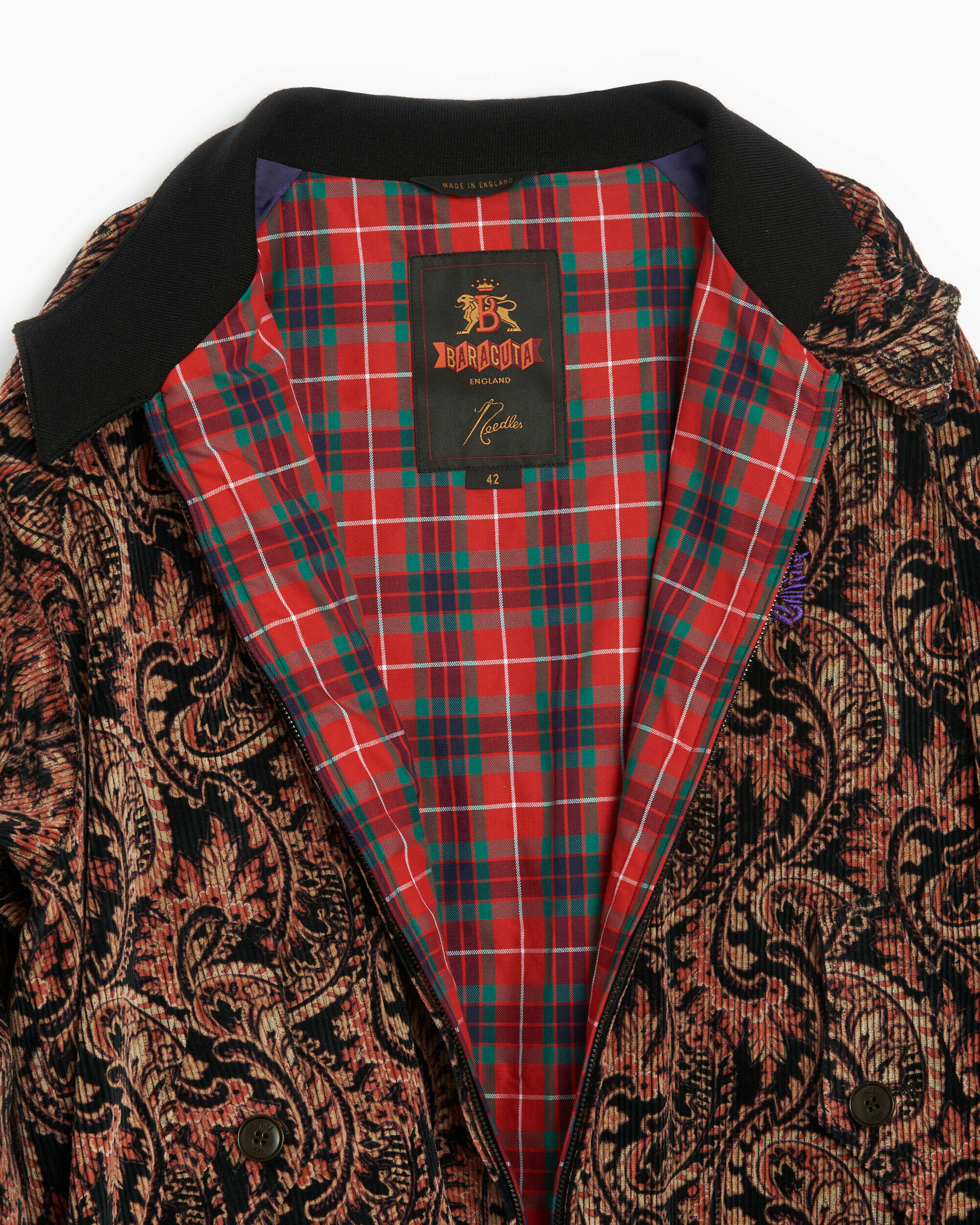 Baracuta x Needles G9 Printed Corduroy Men's Jacket Baracuta x Needles G9 Printed Corduroy Men's Jacket