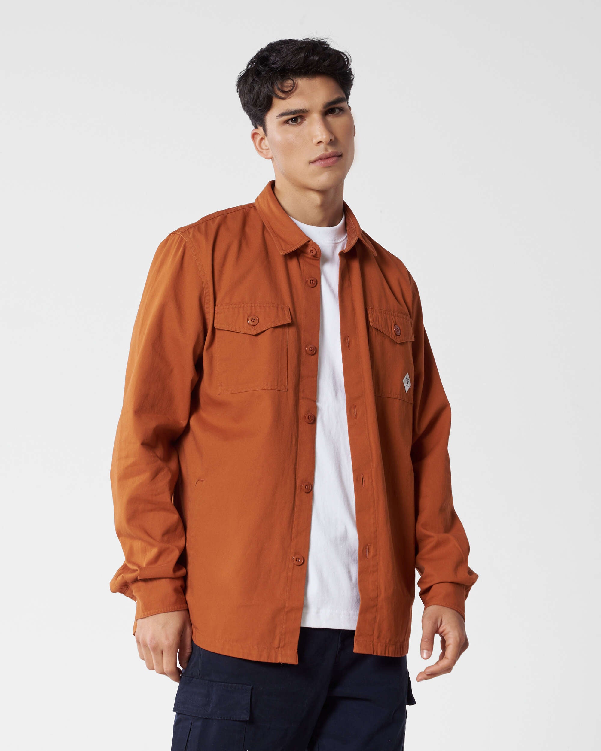 Jackets Coats Barbour Beacon Twill Men's Overshirt - MOS0077OR94