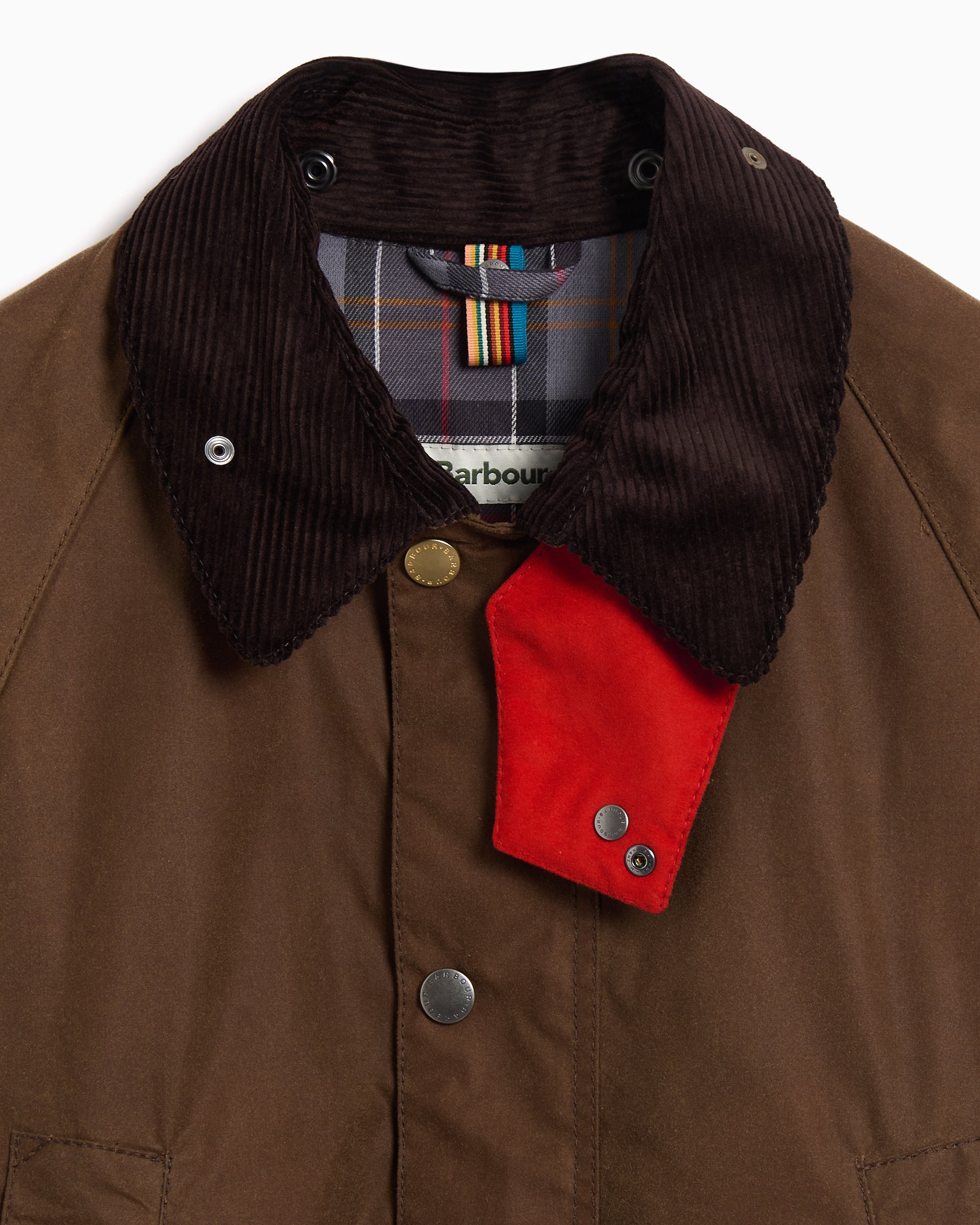 Jackets Coats Barbour x Paul Smith OS Bedale Wax Oversize Men's Rain Jacket - MWX2515TA51