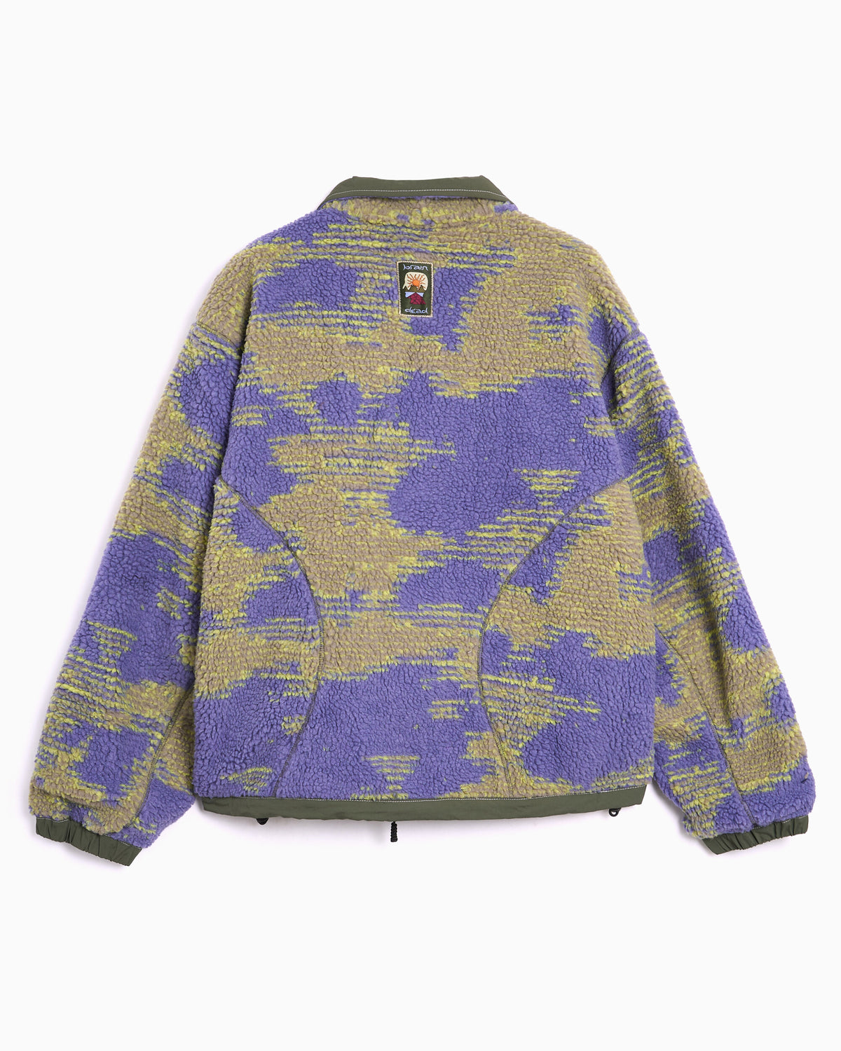 Jackets Coats Brain Dead Sherpa Camo Print Reversible Relaxed Men's Fleece Jacket - F26O09005239