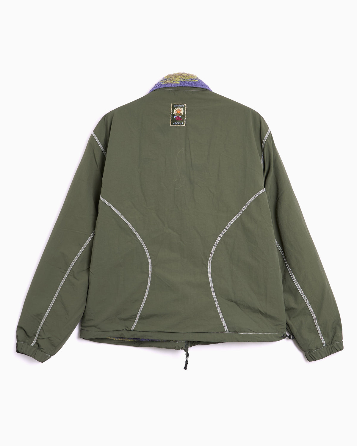 Jackets Coats Brain Dead Sherpa Camo Print Reversible Relaxed Men's Fleece Jacket - F26O09005239