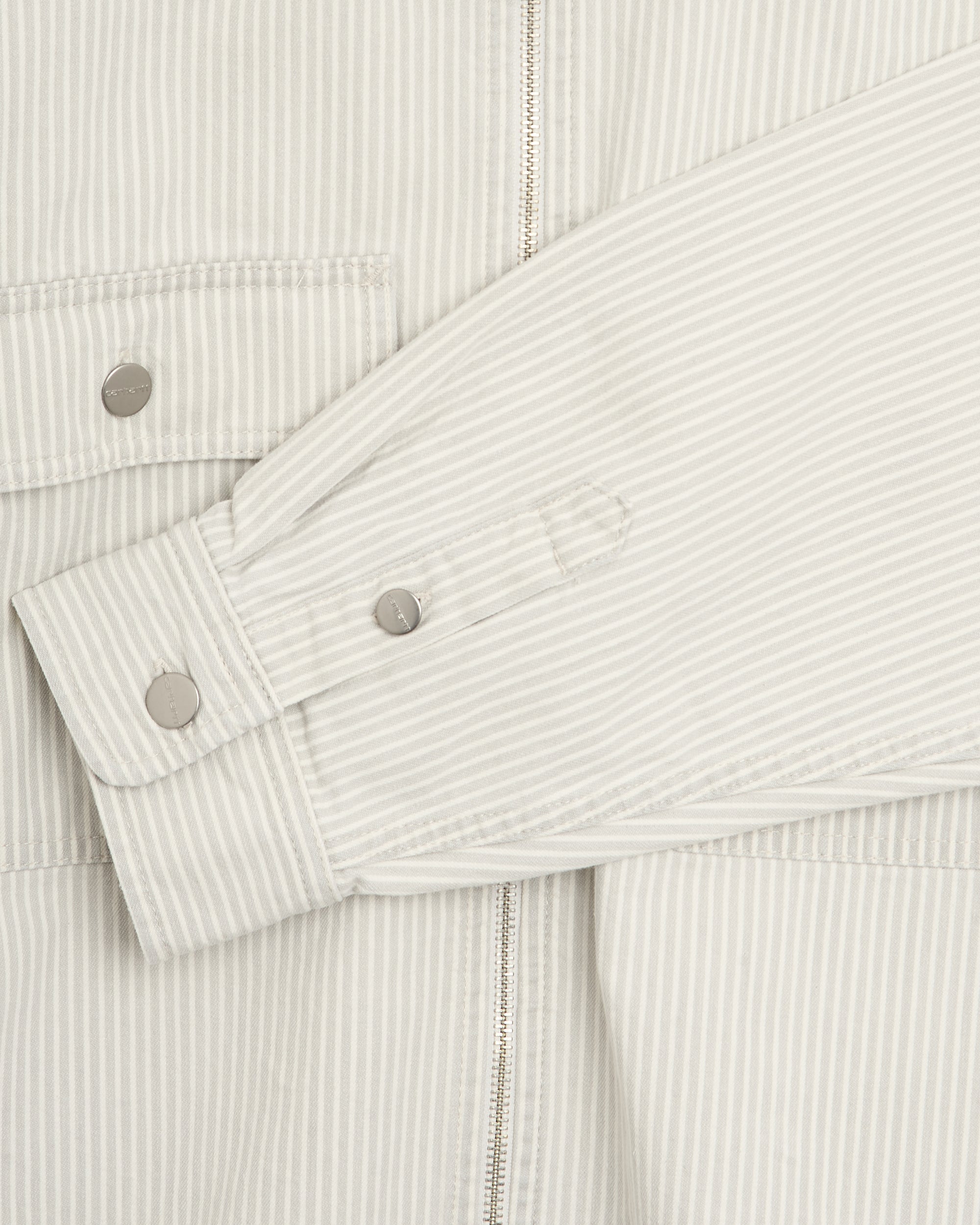 Jackets Coats Carhartt WIP Mercer Striped Relaxed Unisex Overshirt - I036495-3OK35