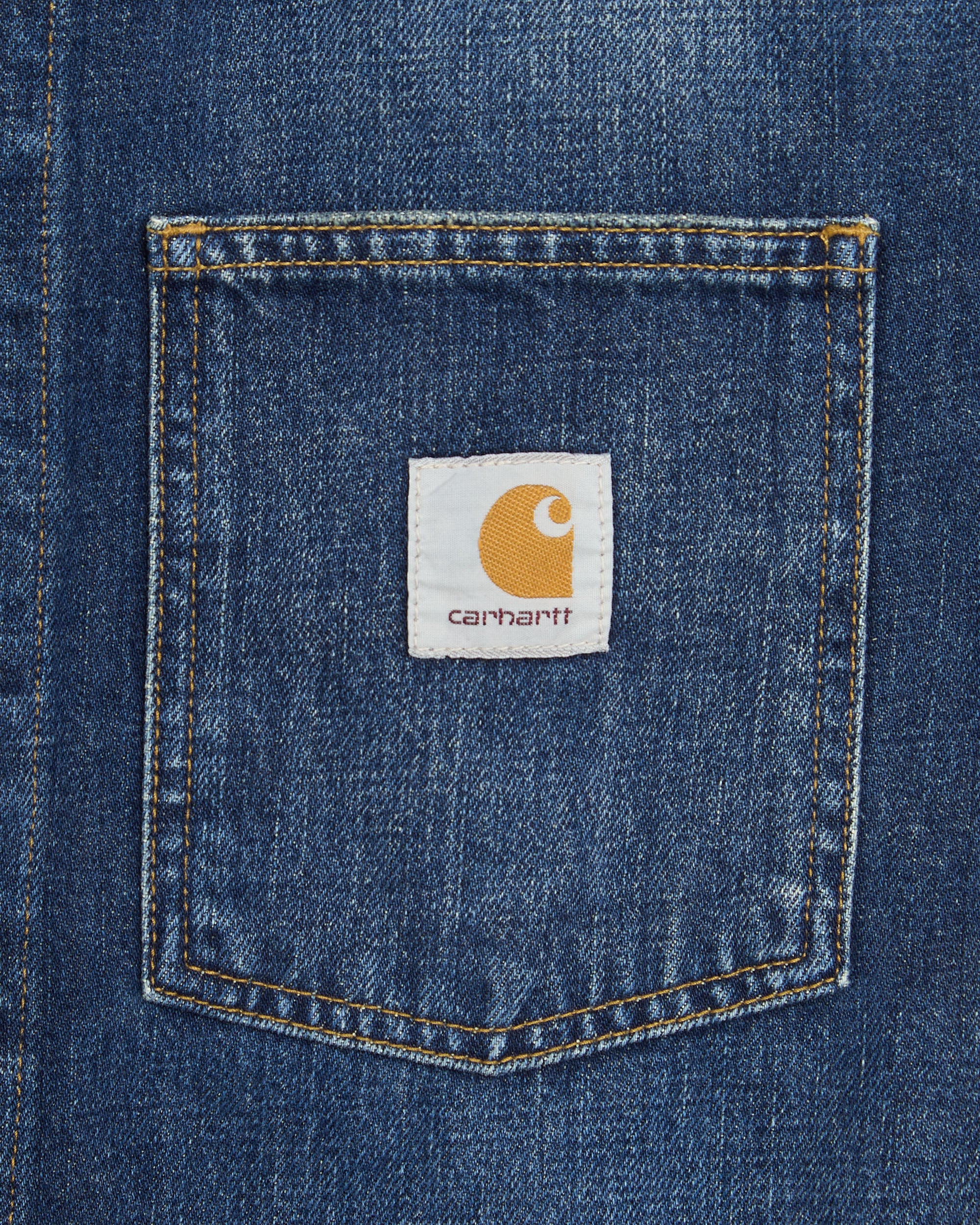 Jackets Coats Carhartt WIP Warren Chore Oversize Unisex Denim Jacket - I036592-2XN4L