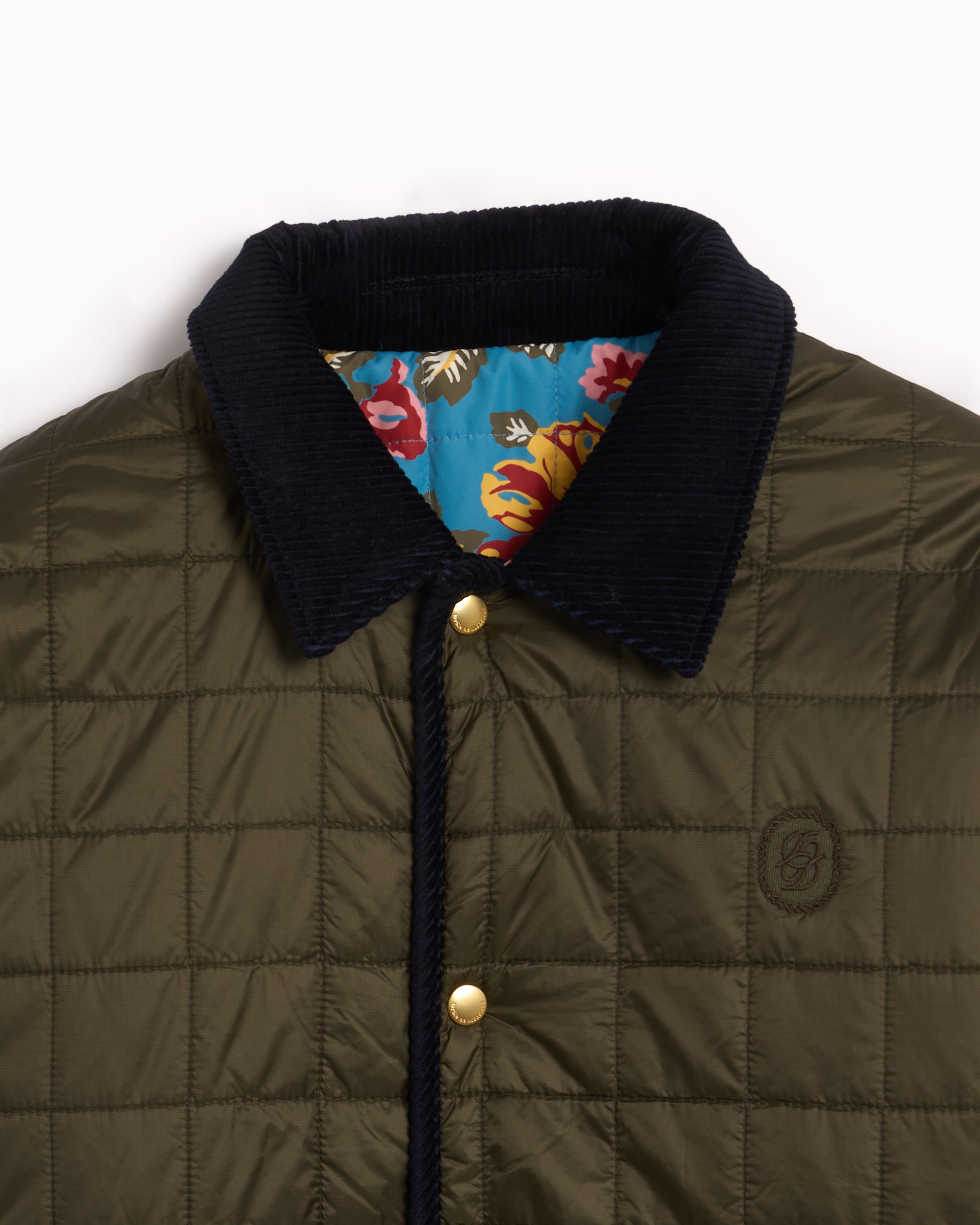 Jackets Coats Drôle de Monsieur Matelassée Men's Veste Men's Quilted Jacket - JT187-PA022-KK