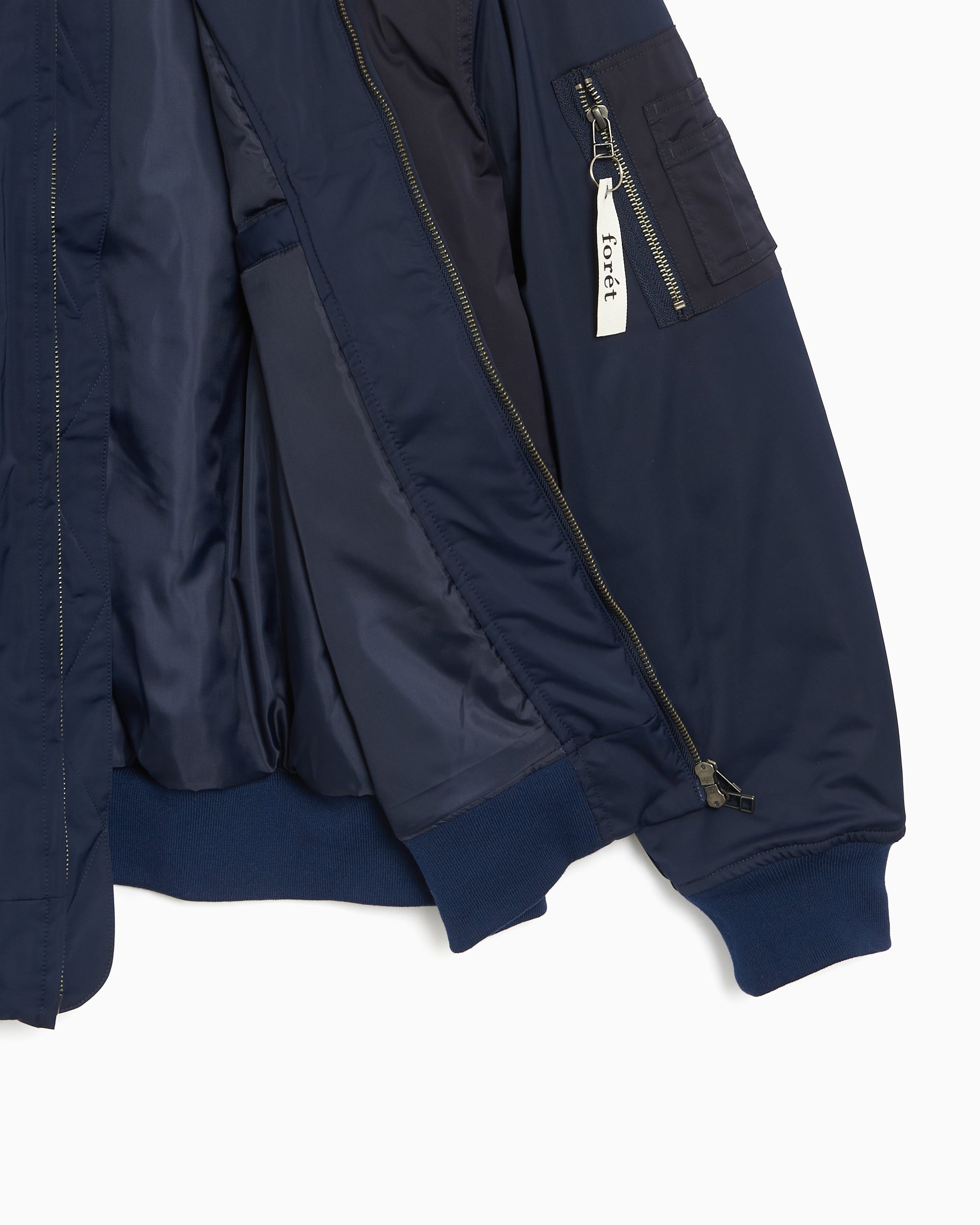 Jackets Coats Forét Bow Men's Bomber Oversize Men's Bomber - F4803-NAVY