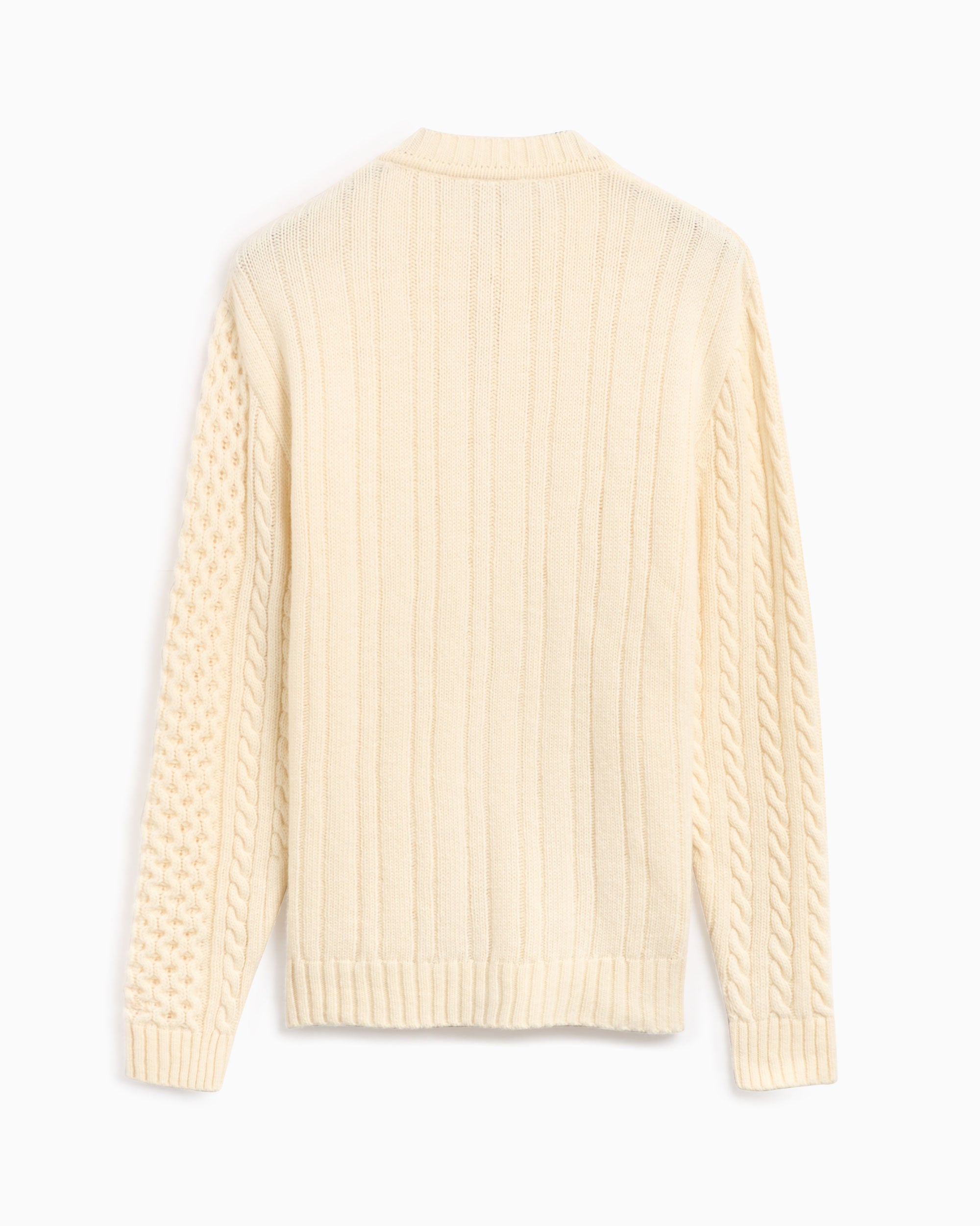 Jackets Coats Forét Hybrid Men's Cable Cardigan Men's Cardigan - F4262-CLOUD