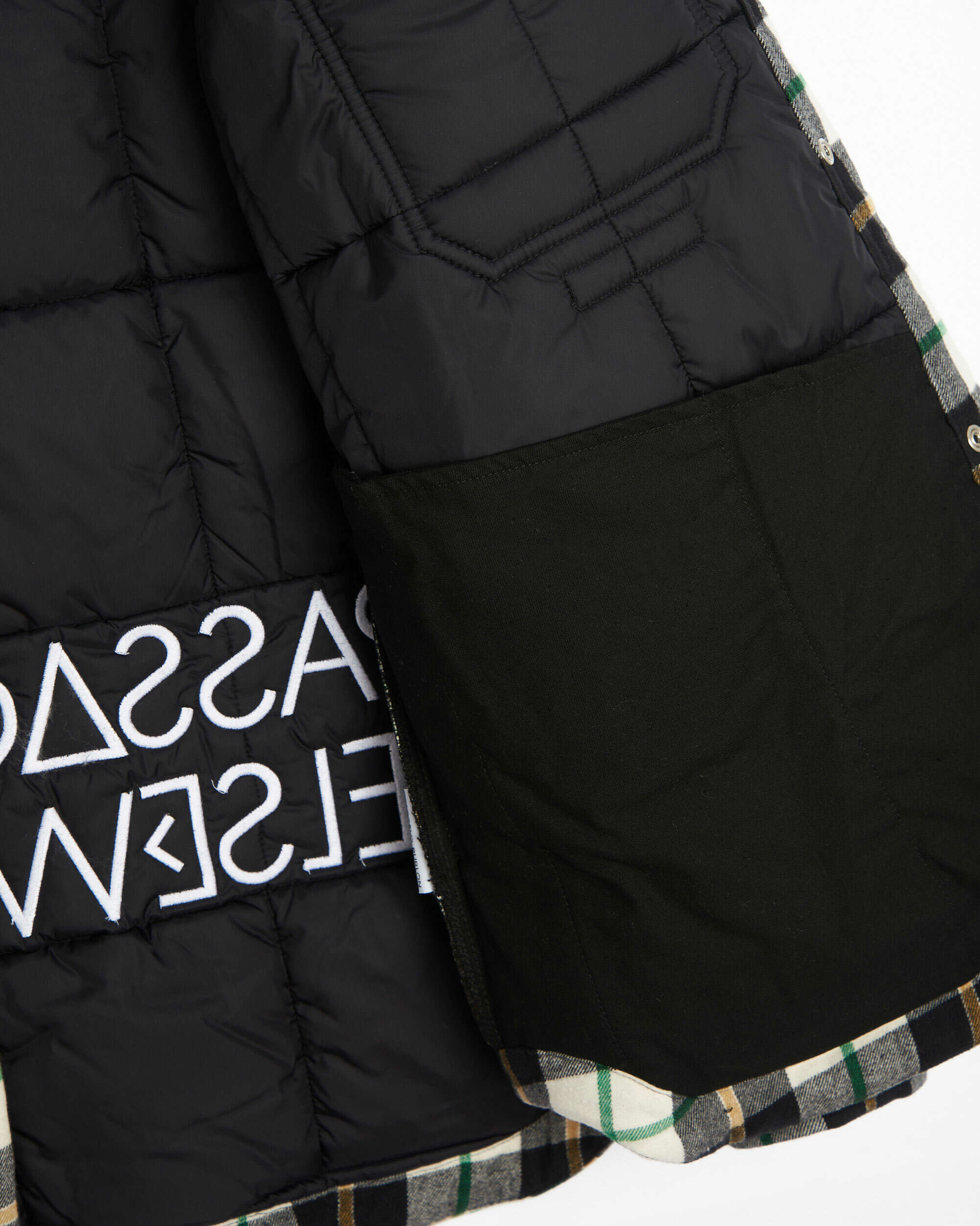 Jackets Coats Marcelo Burlon Logo Cott Check Pad Men's Overshirt Men's Overshirt - CMEA160F21FAB0010410