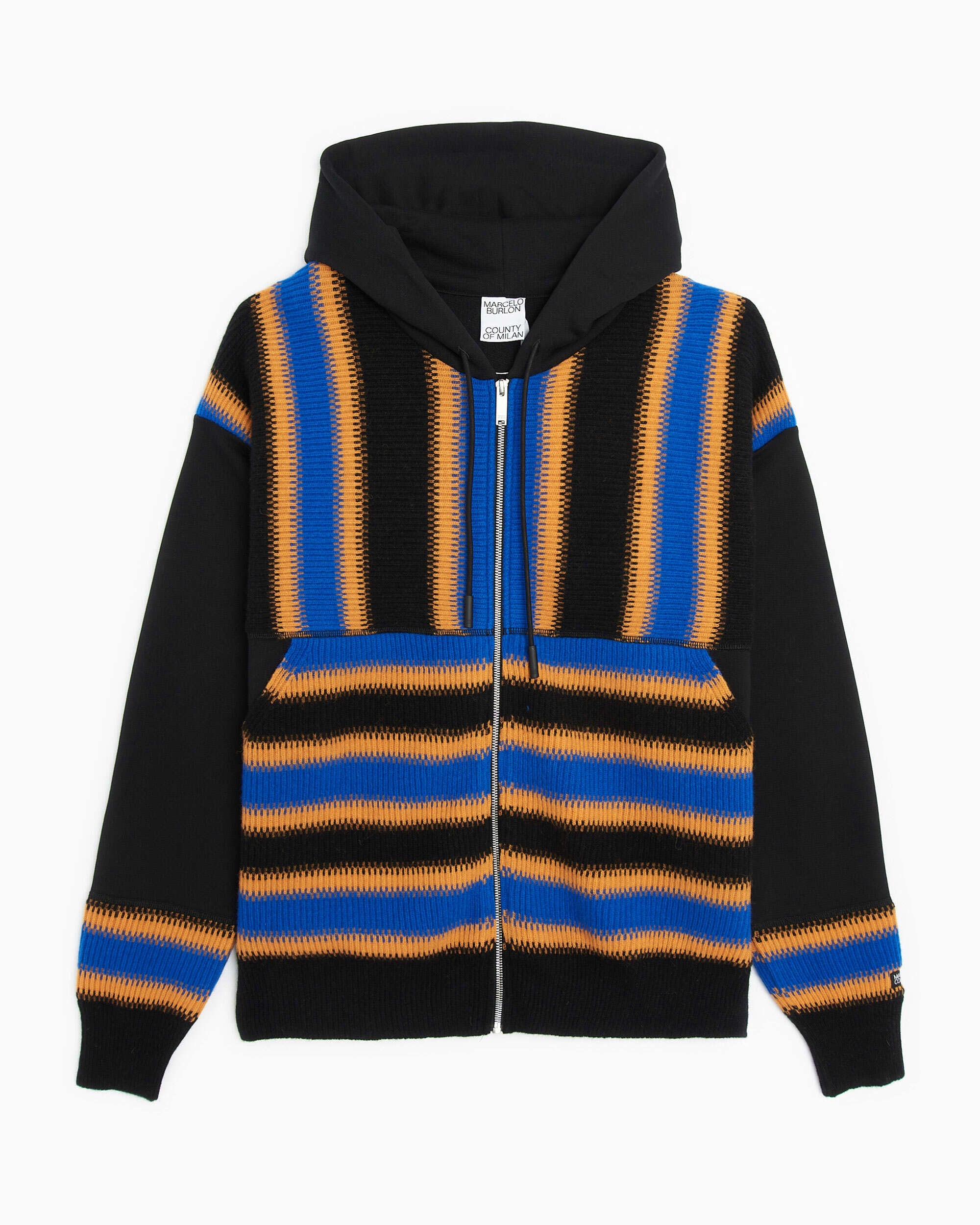 Jackets Coats Marcelo Burlon Satellite Cross Knit Men's Jacket Men's Jacket - CMHA029F21KNI0011020