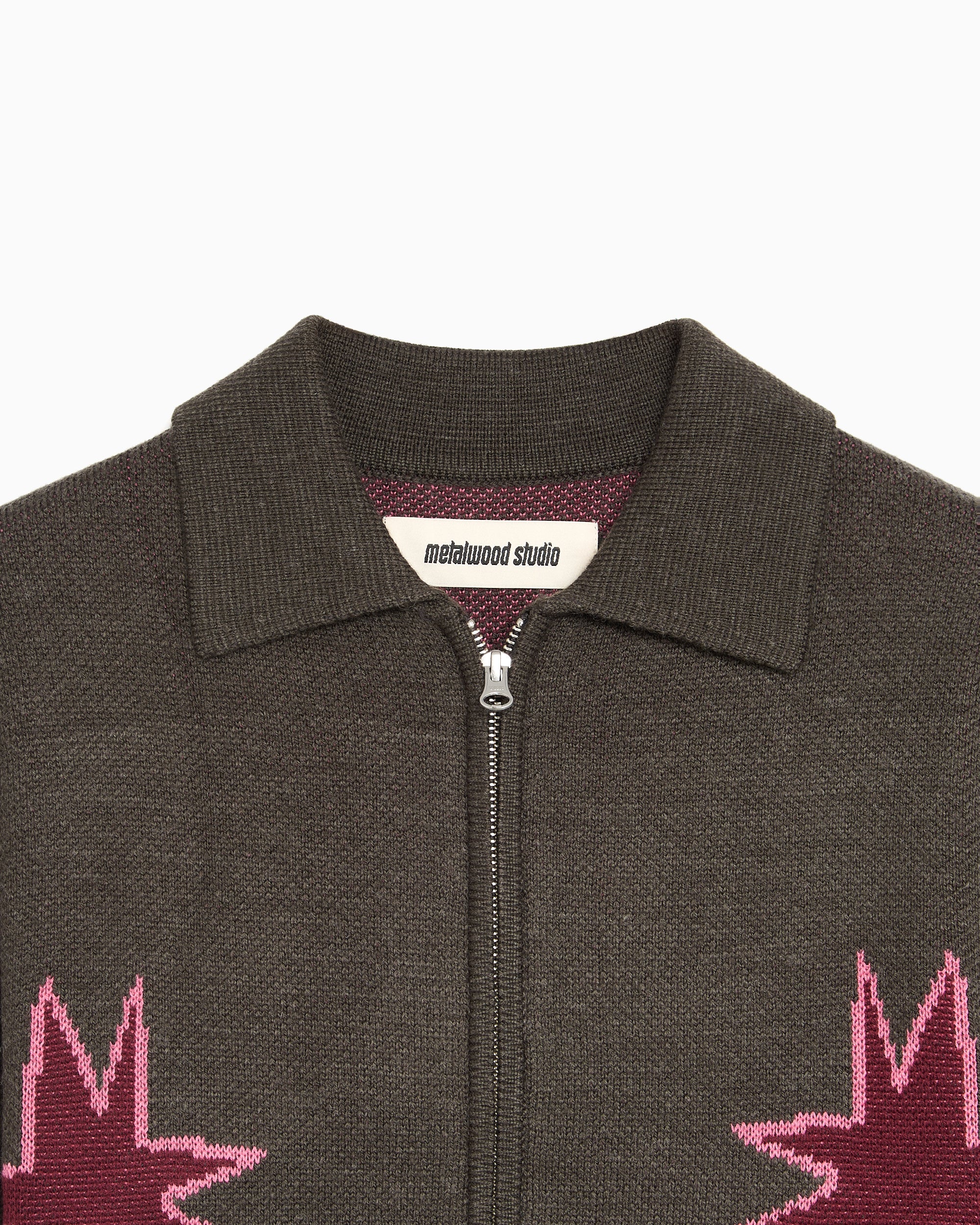 Jackets Coats Metalwood Kiki Graphic Men's Cardigan - 25FW-15-101-GRP