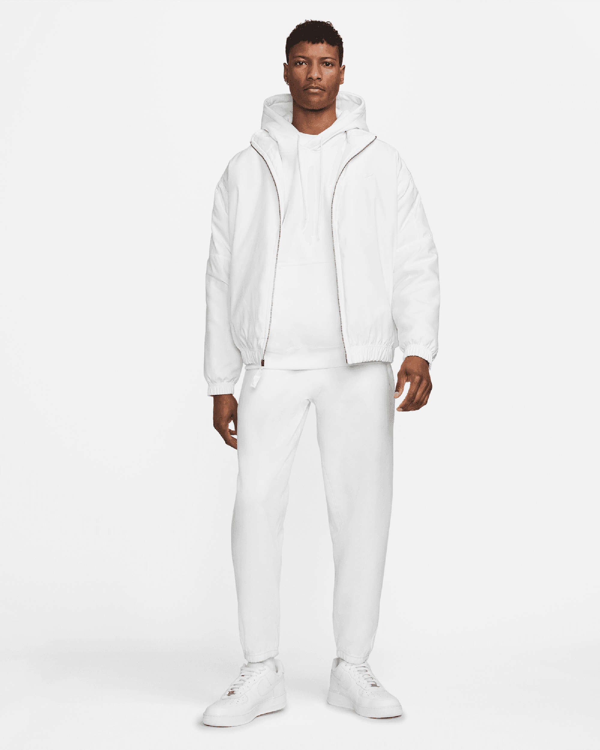 Jackets Coats Nike Solo Swoosh Unisex Satin Bomber Unisex Bomber - DN1266-121