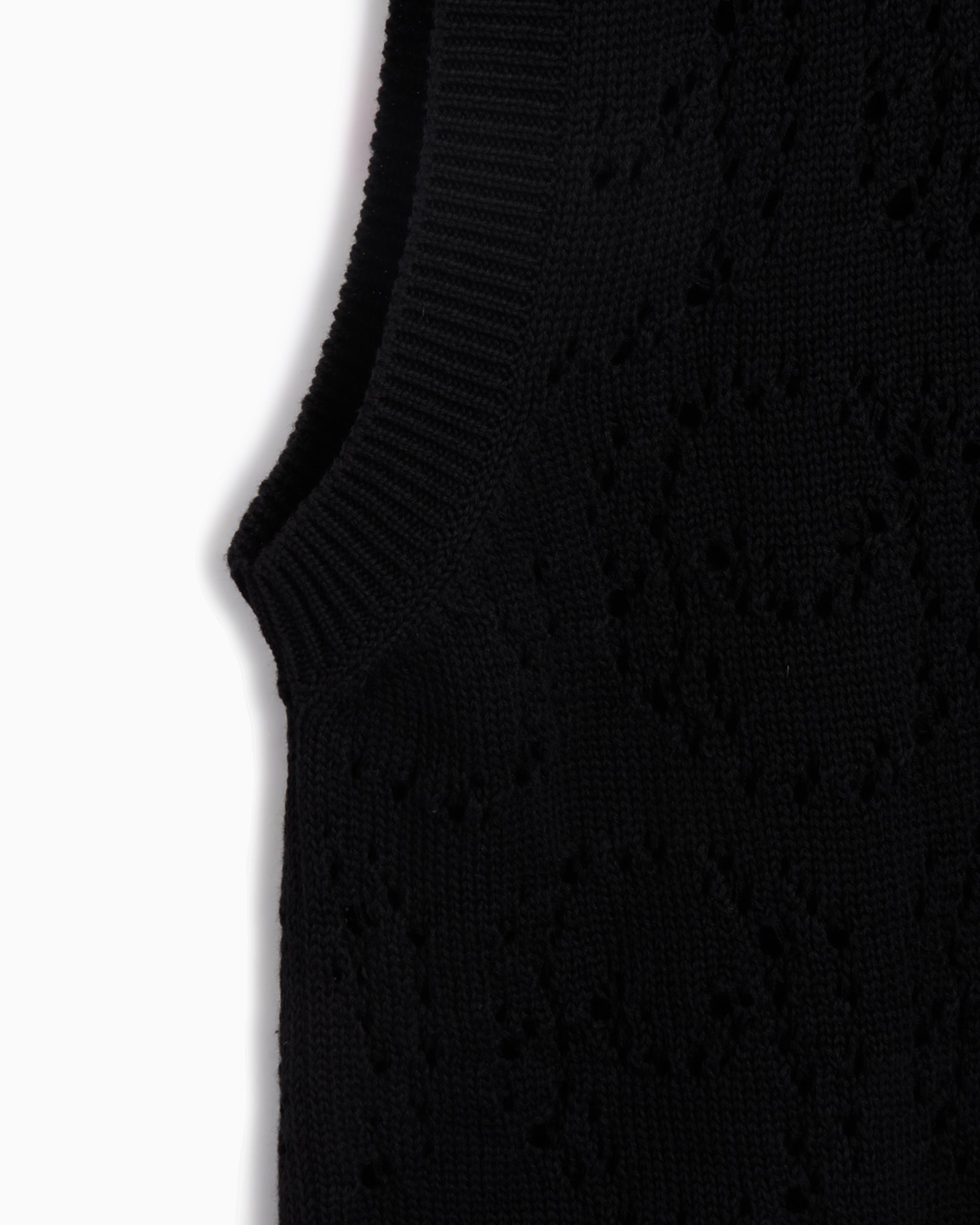 Jackets Coats No Problemo Alien-O Lace Men's Knitted Vest Men's Vest - NP4000703-BLK