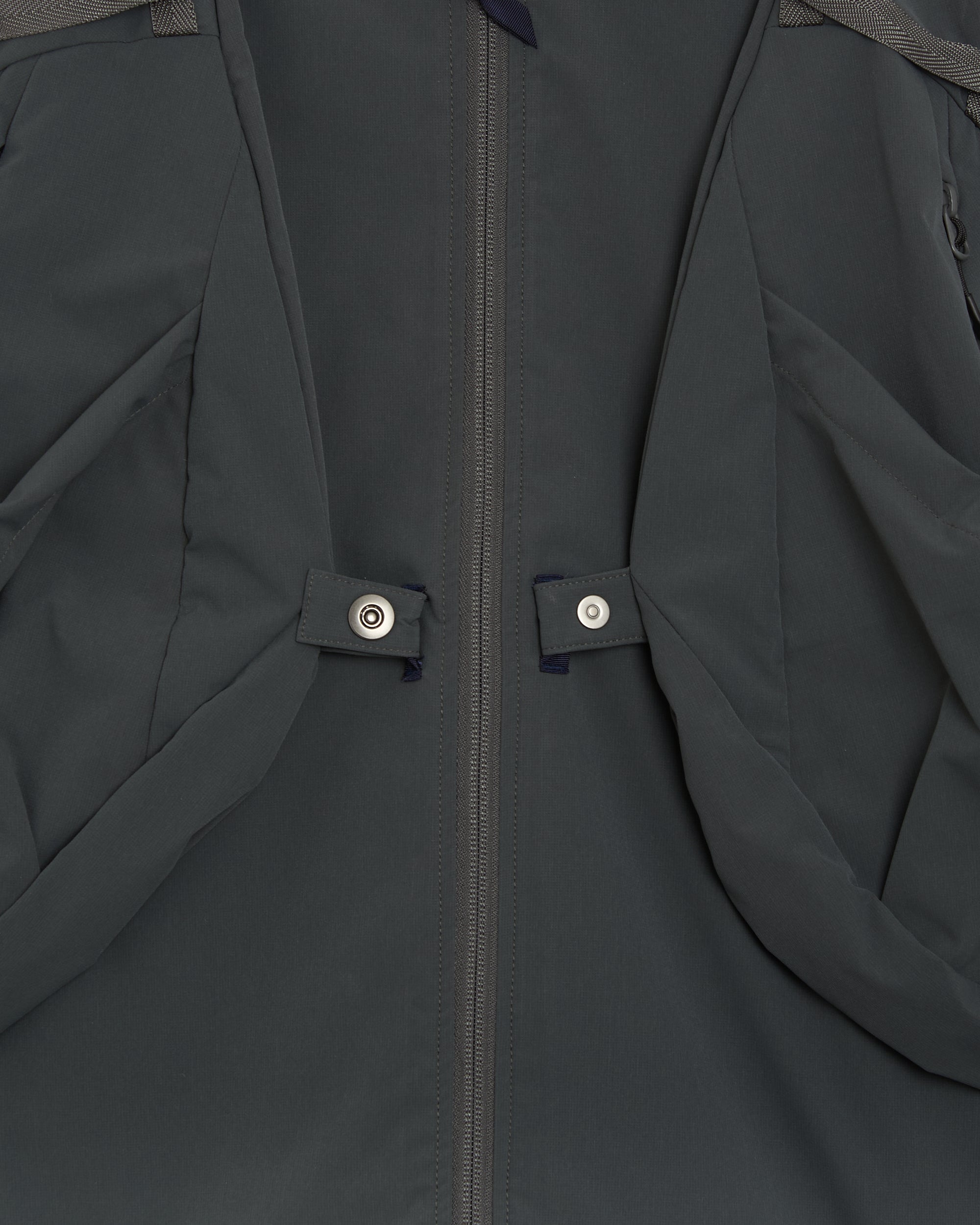 Jackets Coats Poliquant x Sealson The SR1/Drop14 Experimental Reconstructed 2-in-1 Relaxed Men's Windbreaker - 2601016-GREY