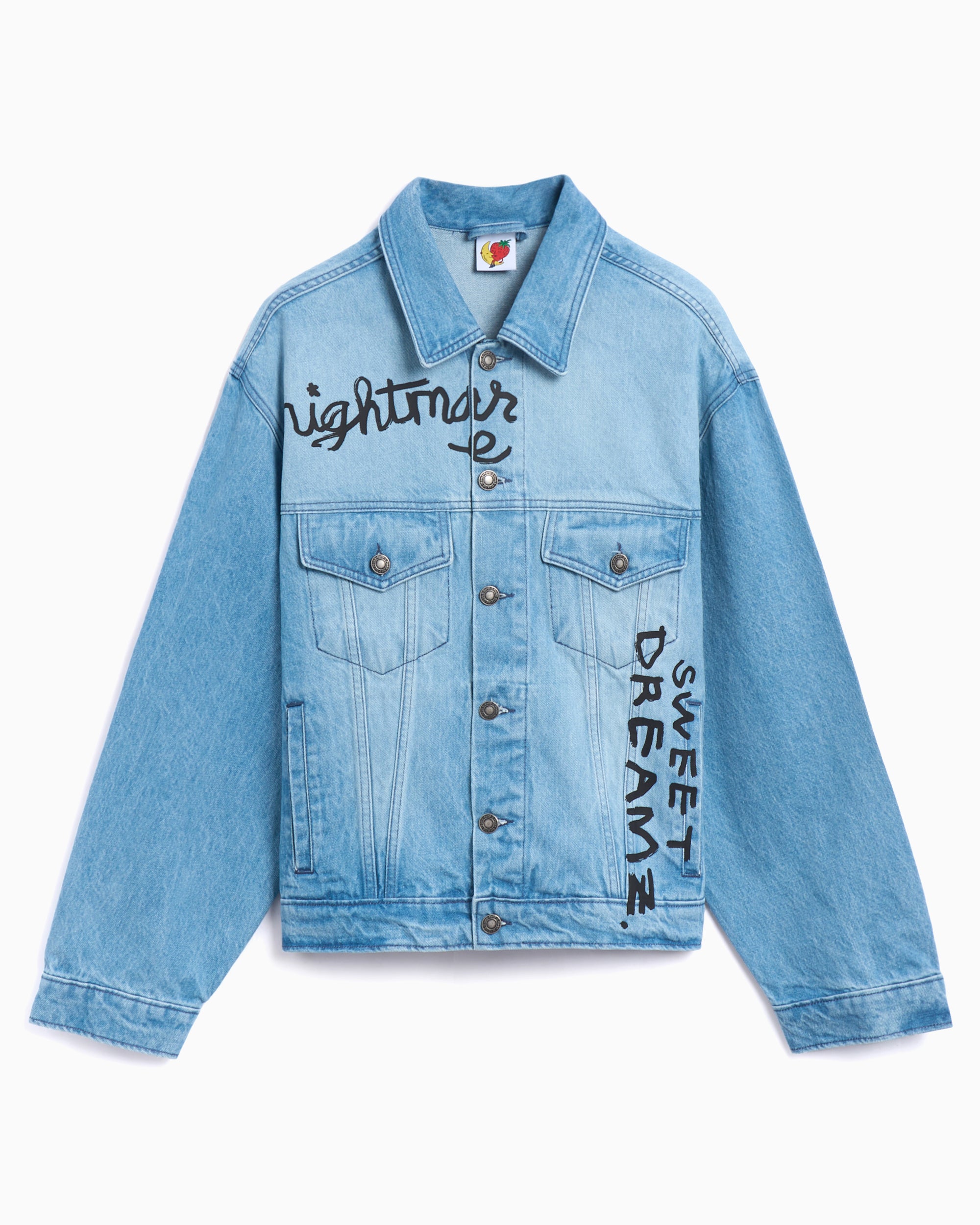 Jackets Coats Sky High Farm Workwear Sweet Dreams Denim Unisex Jacket Unisex Denim Jacket - SHF07J003-1