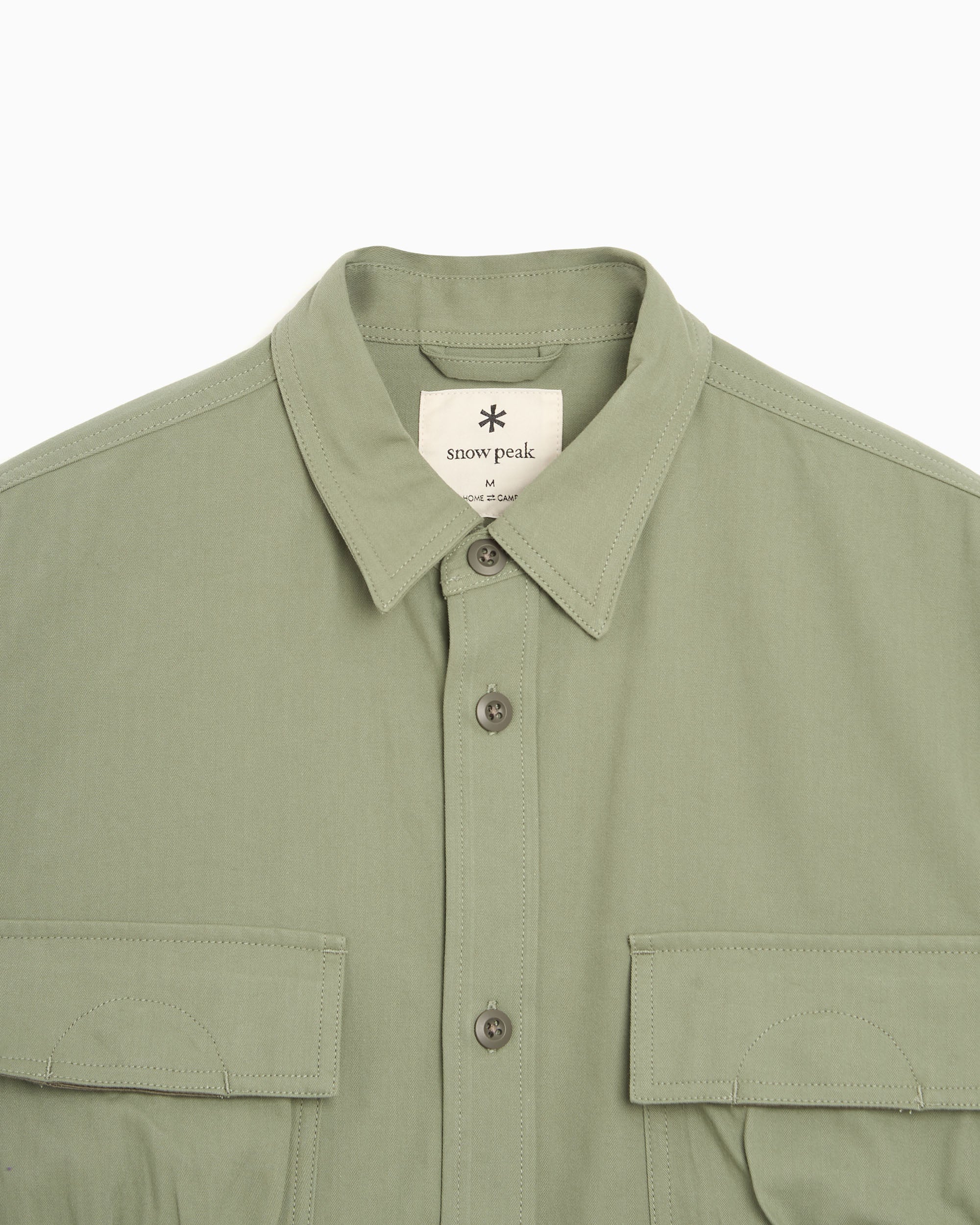 Jackets Coats Snow Peak Takibi Relaxed Unisex Overshirt - SH-26SU004