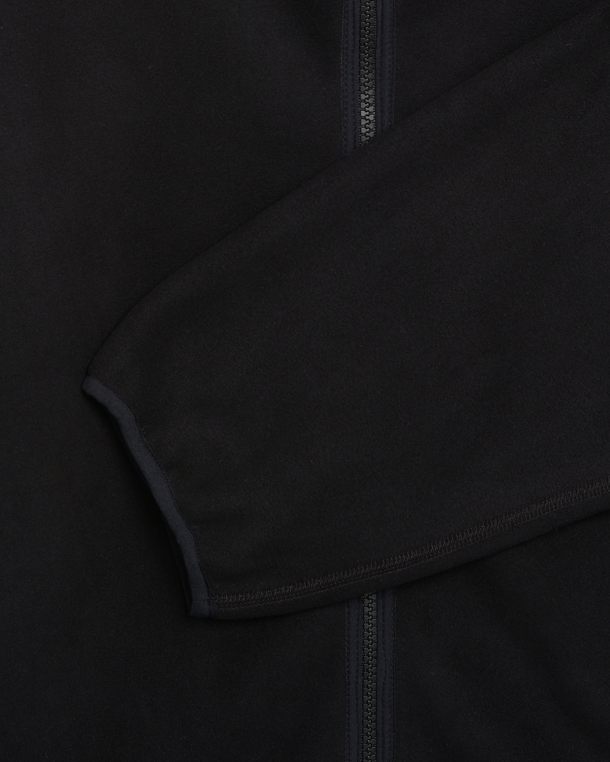 Jackets Coats South2 West8 Piping Men's Jacket Men's Fleece Jacket - PU489-B-Black
