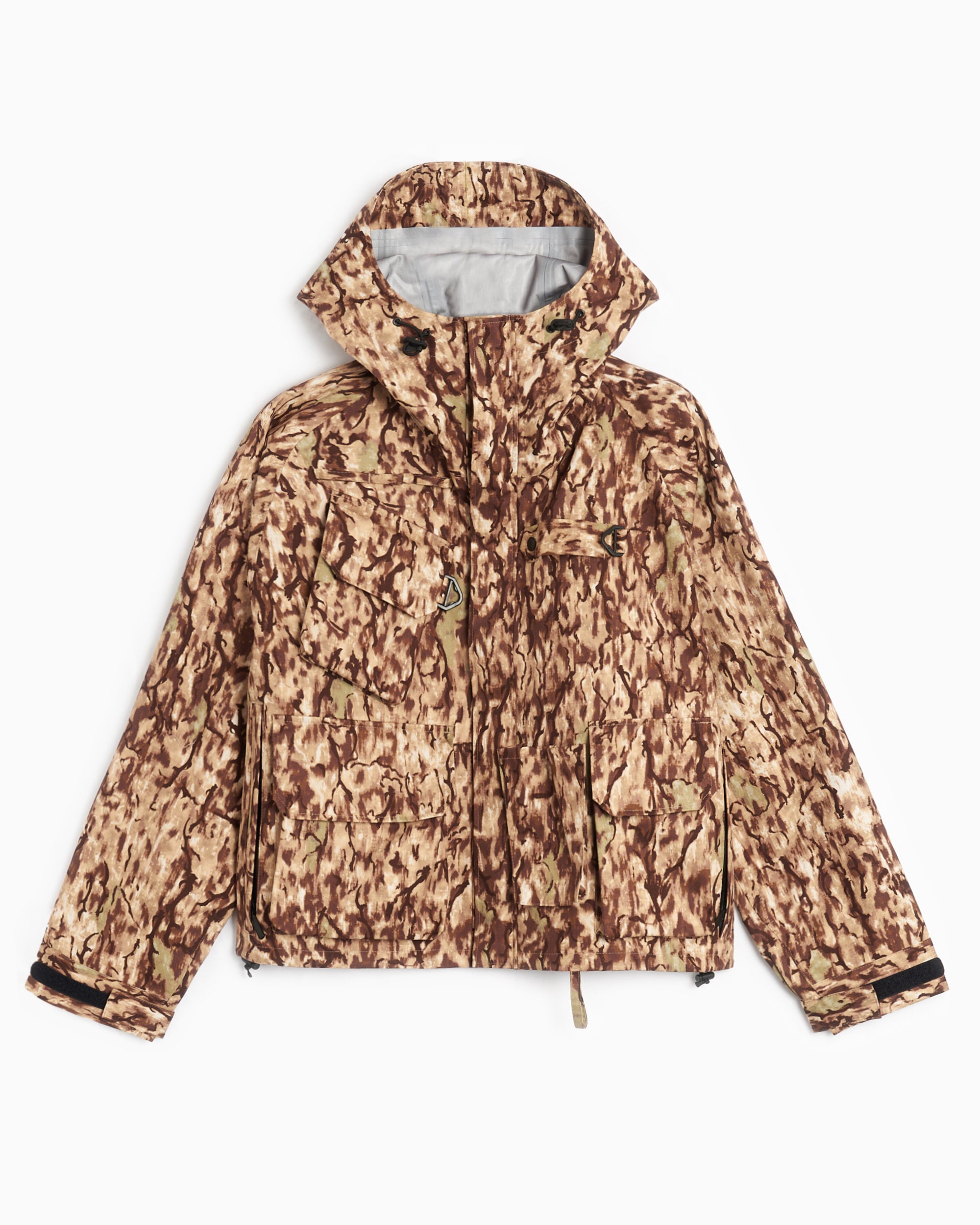 Jackets Coats South2 West8 River Men's Trek Ripstop 3Layer Jacket Men's Windbreaker - NS701-A-Horn-Camo