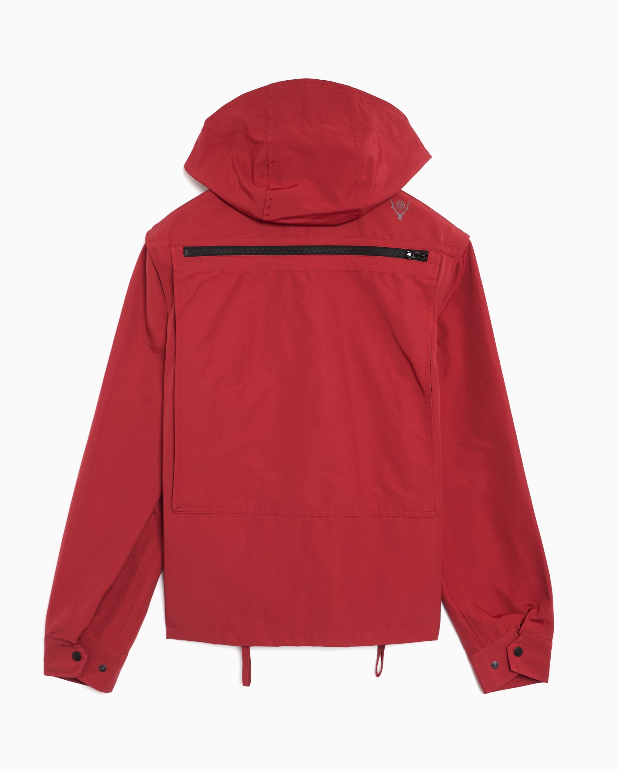 Jackets Coats South2 West8 Tenkara Trout Detachable Relaxed Men's Rain Jacket - RW561-A-Red