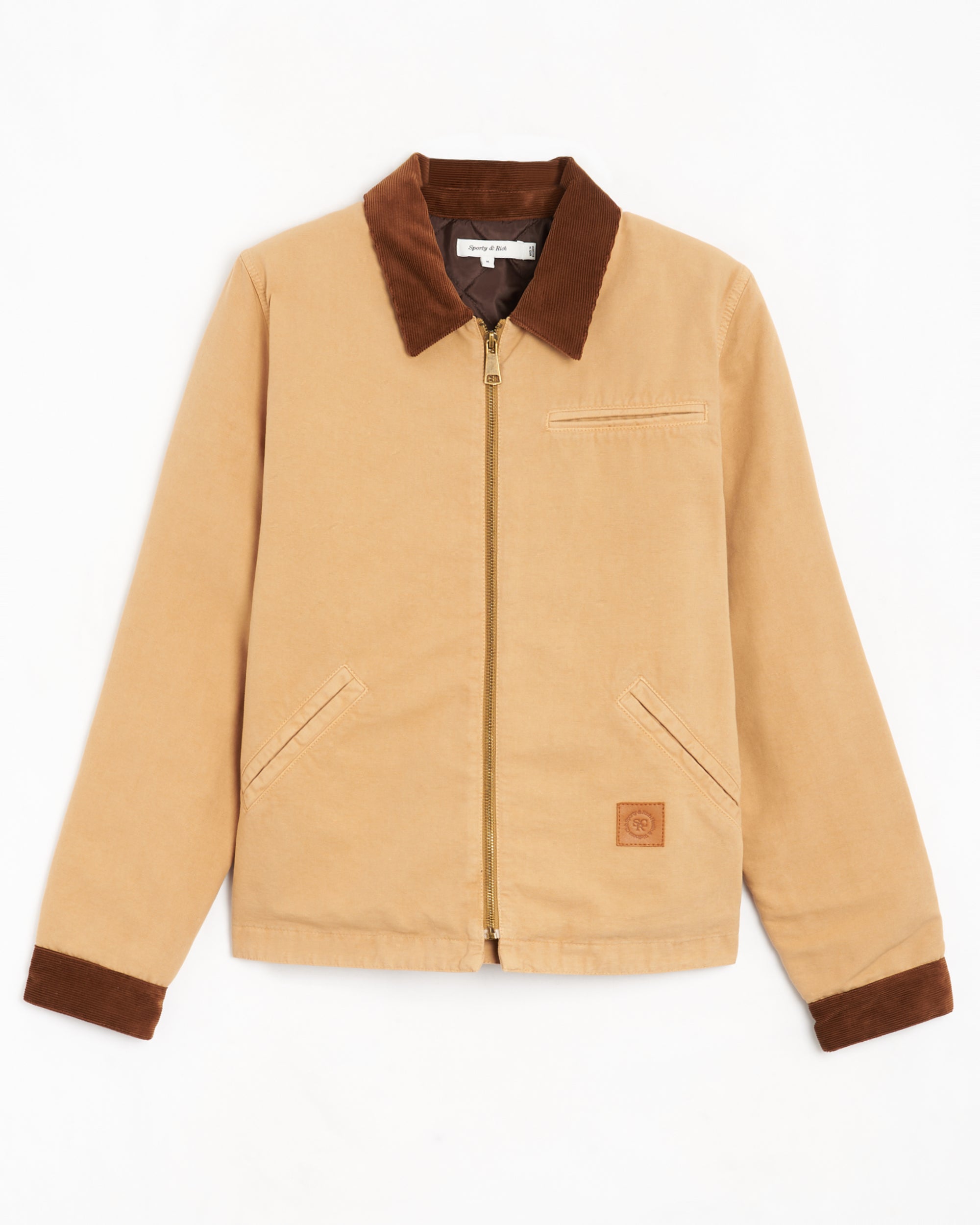 Jackets Coats Sporty & Rich SRHWC Unisex Worker Jacket Unisex Work Jacket - JAAW232BE