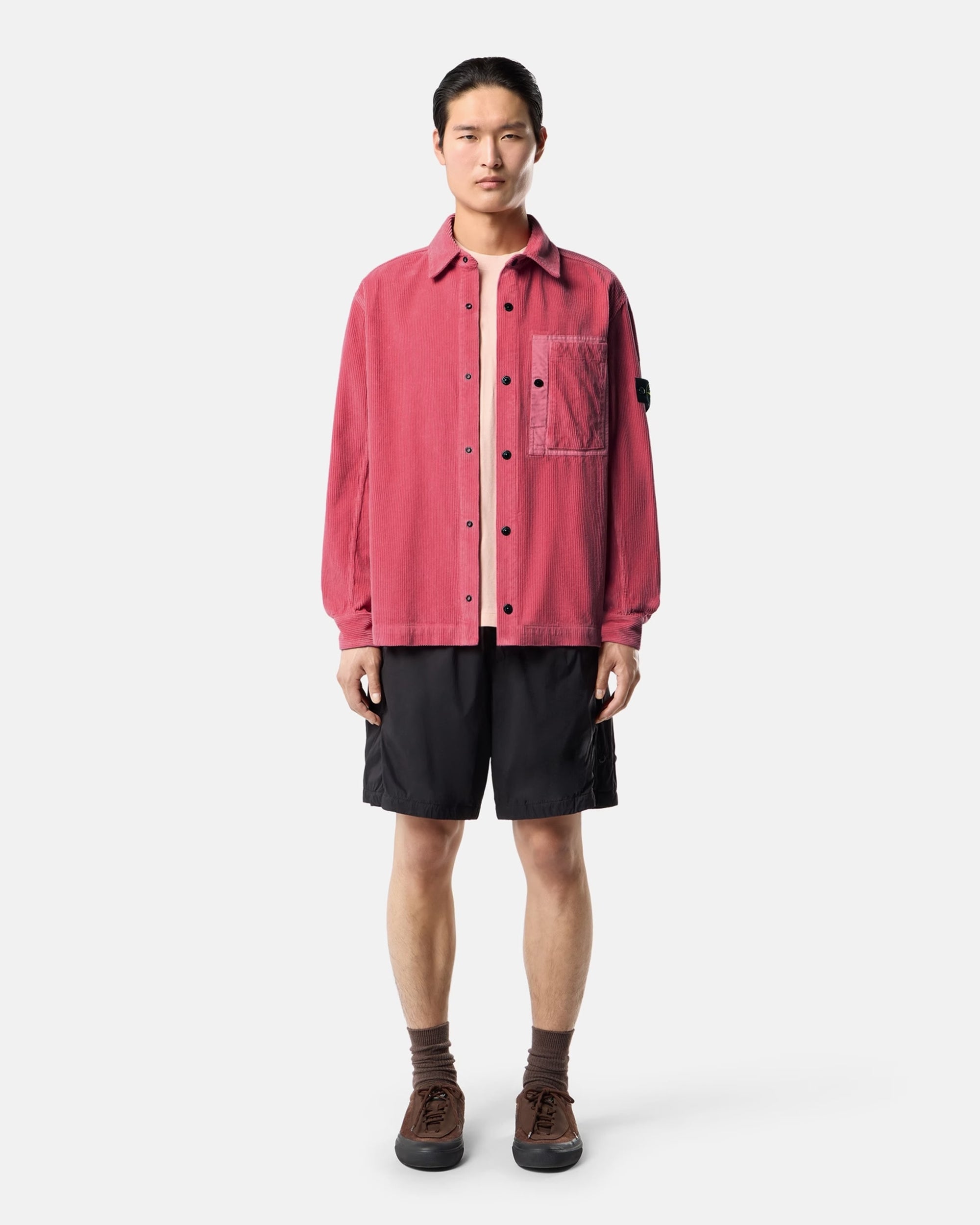 Jackets Coats Stone Island Logo Relaxed Men's Overshirt - L2S151200016-V0089