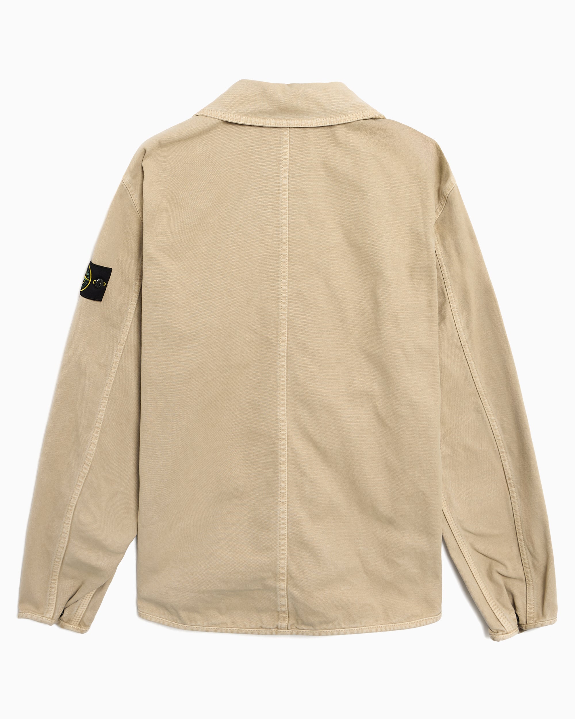 Jackets Coats Stone Island Panama Cotton "Old" Effect Relaxed Men's Overshirt - L1S151200014-V019A