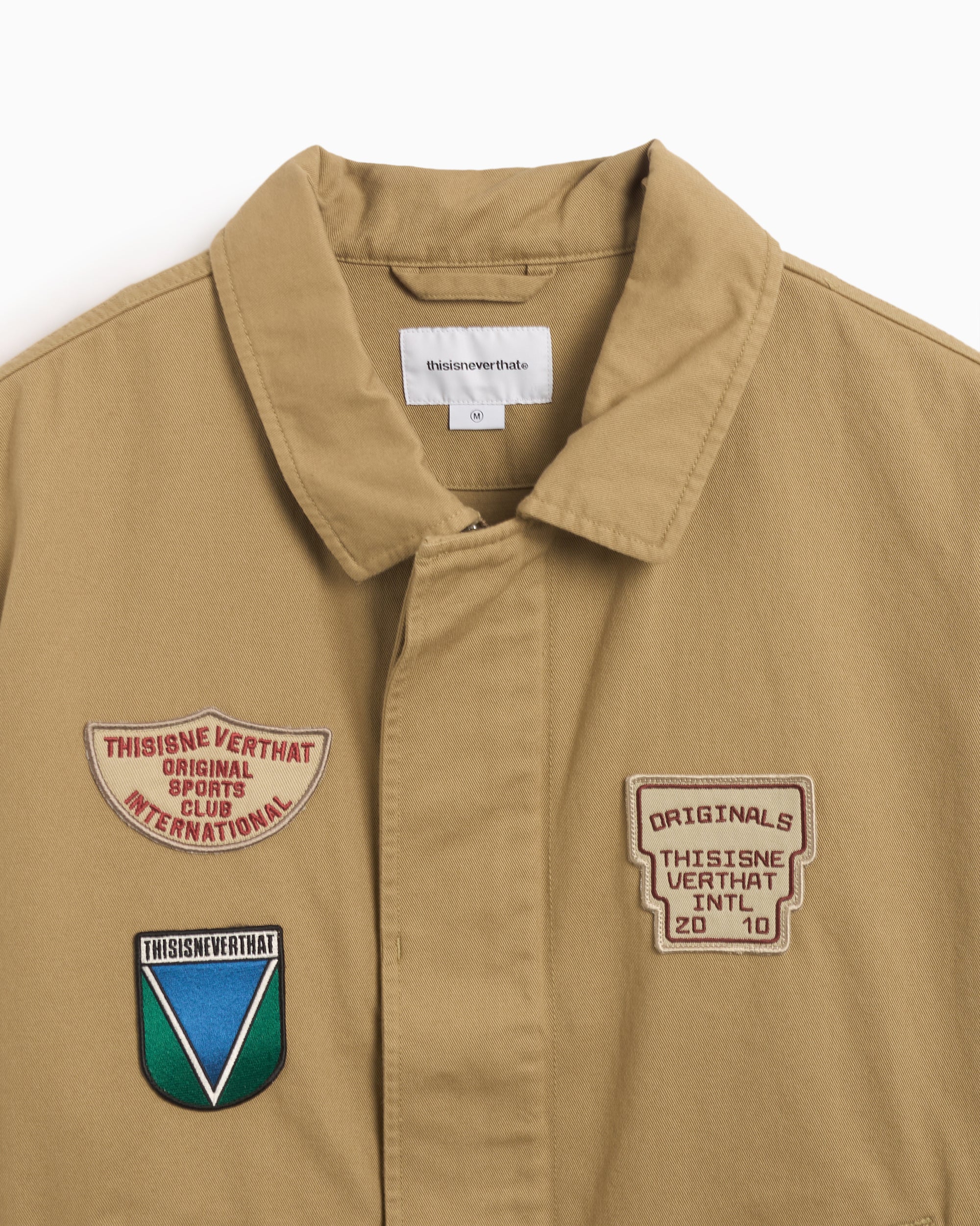 Jackets Coats thisisneverthat® thisisneverthat® Souvenir Men's Jacket Men's Work Jacket - TN243WOWLS03-KHA