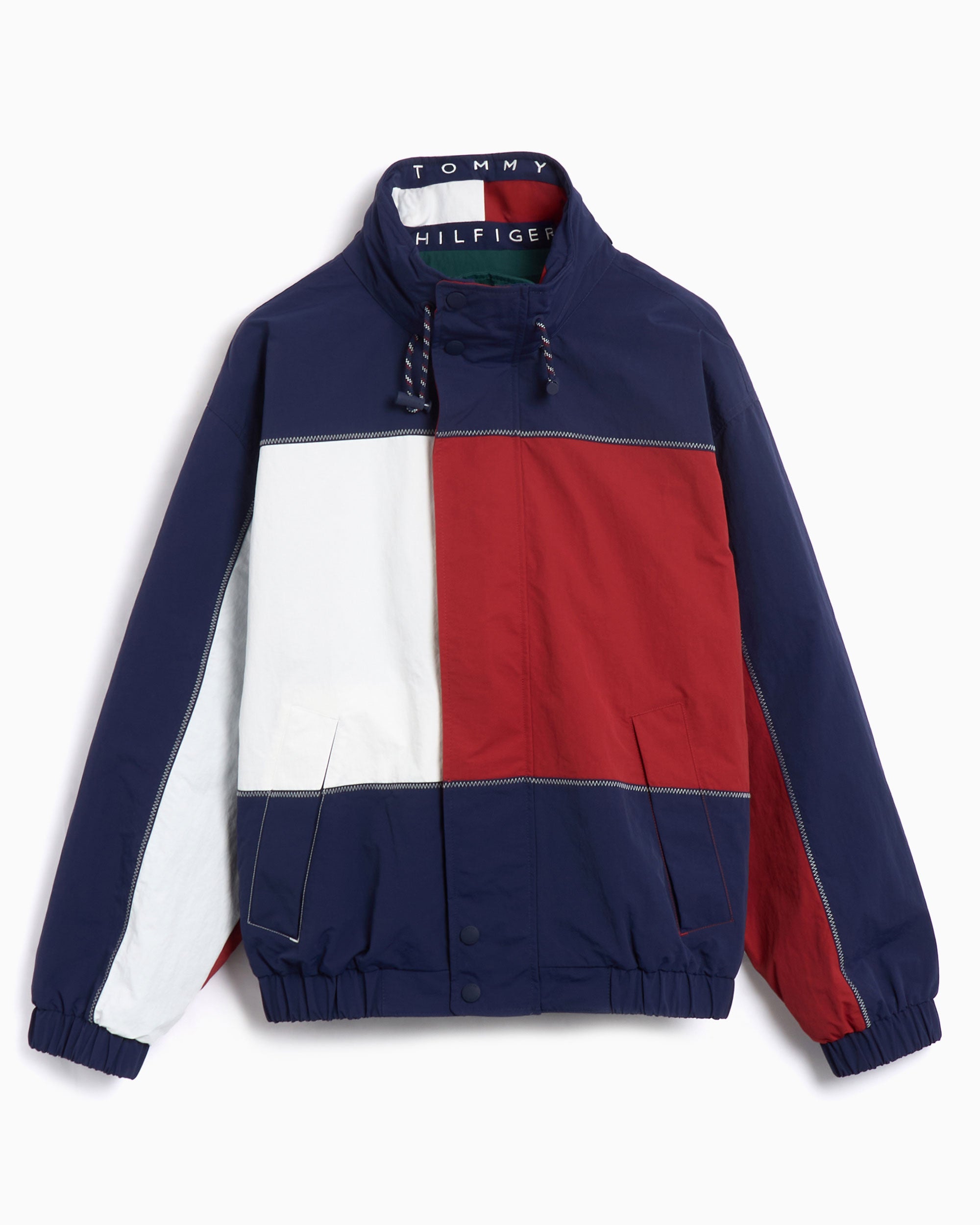 Jackets Coats Tommy Hilfiger Sailing Reversible Relaxed Men's Rain Jacket - MN0MN00006L6K
