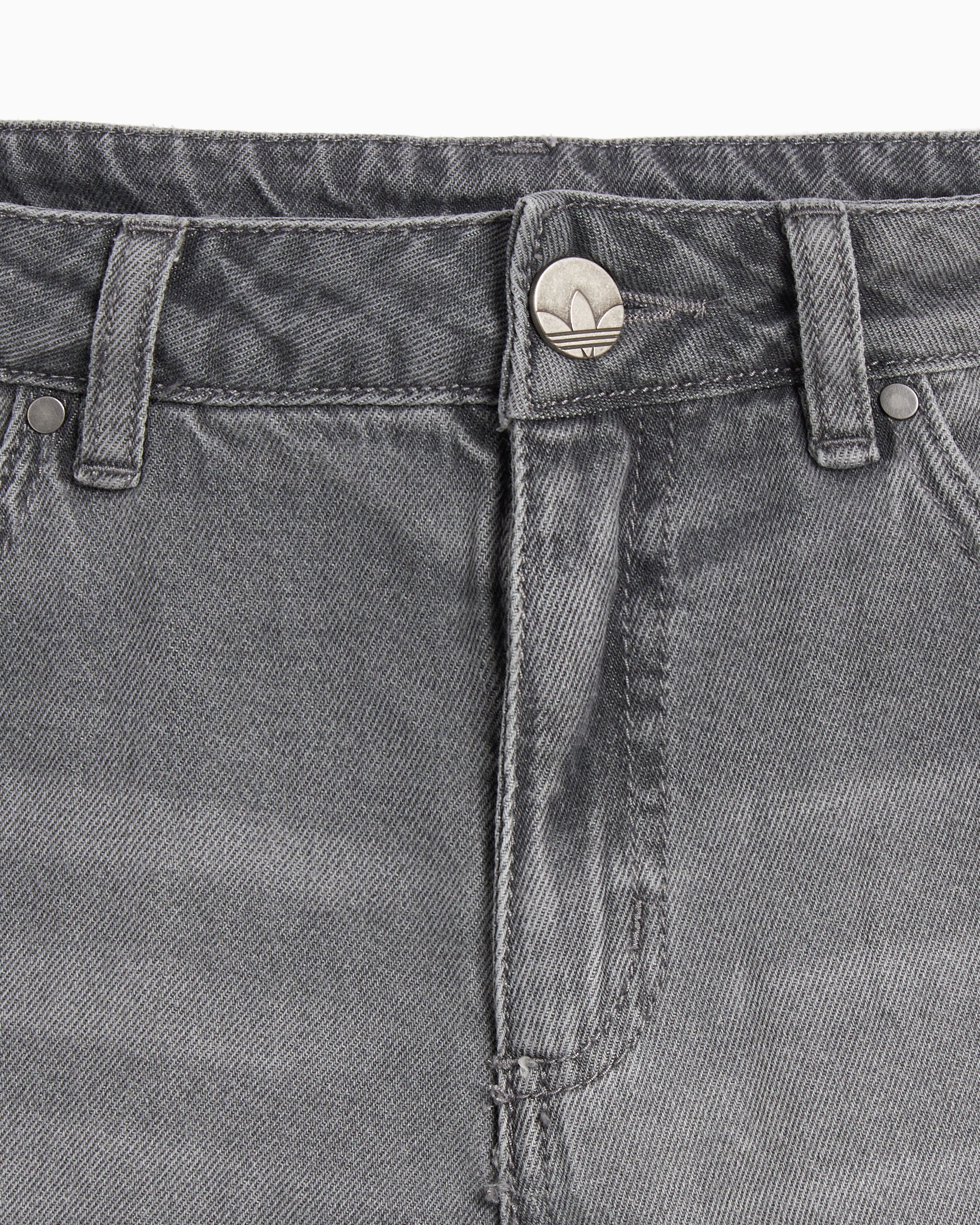 Jeans adidas Originals Denim Relaxed Women's Wide Leg Jeans - JV7455