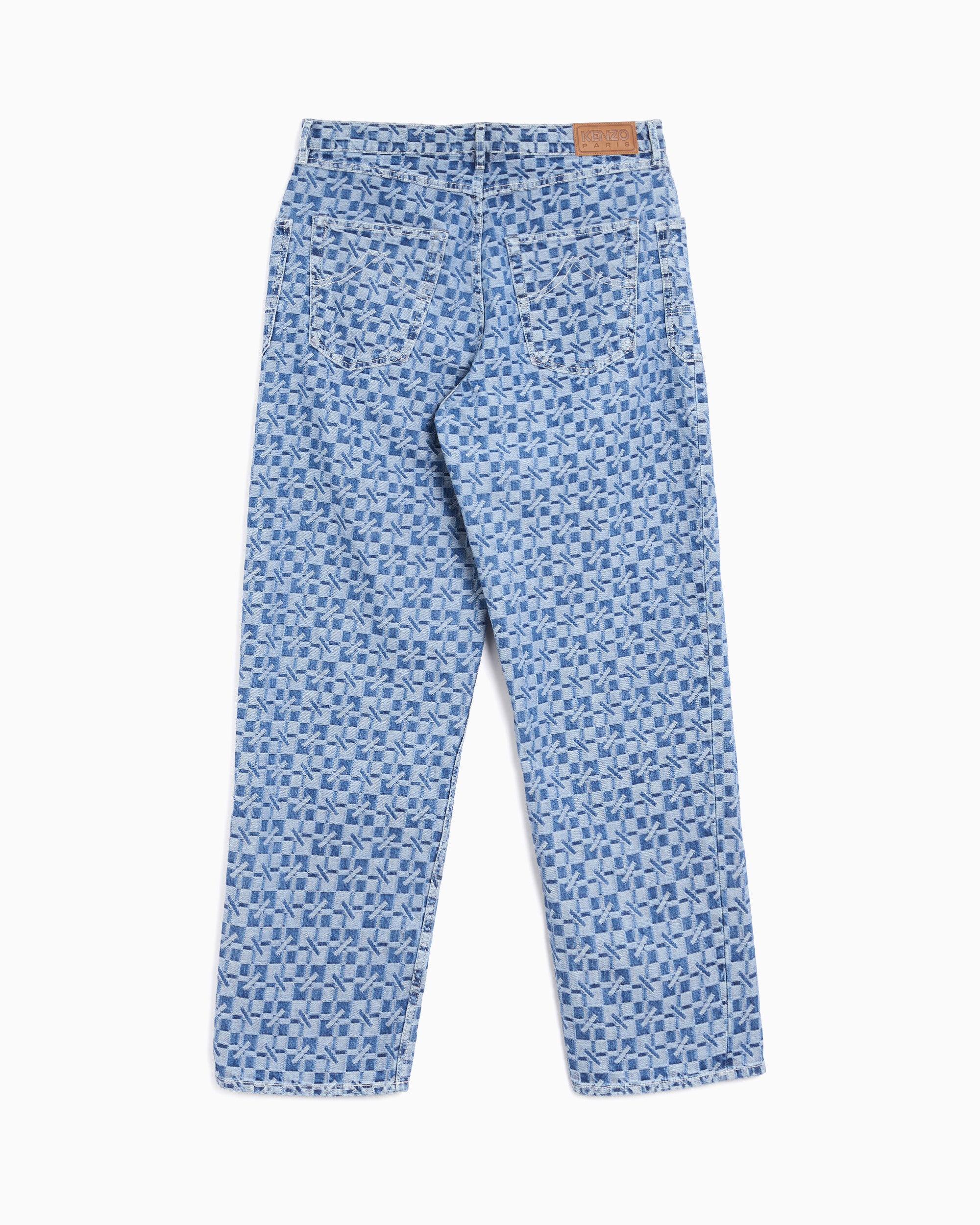 Jeans Kenzo "Kenzogram" Straight Men's Jeans - FG65DP4277J4-DT