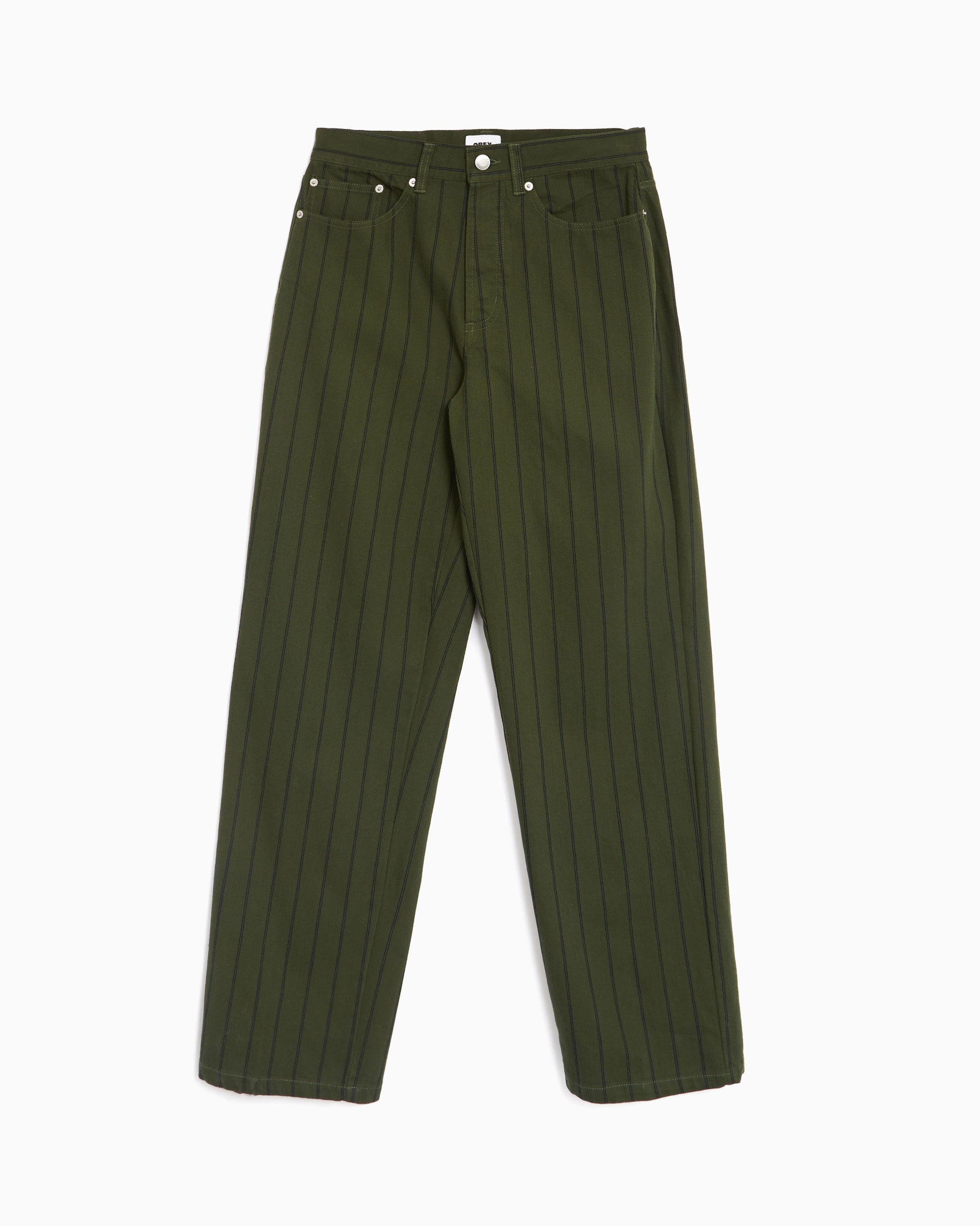 Jeans OBEY Clothing Classic Stripe Relaxed Men's Baggy Jeans - 142010110-DFB