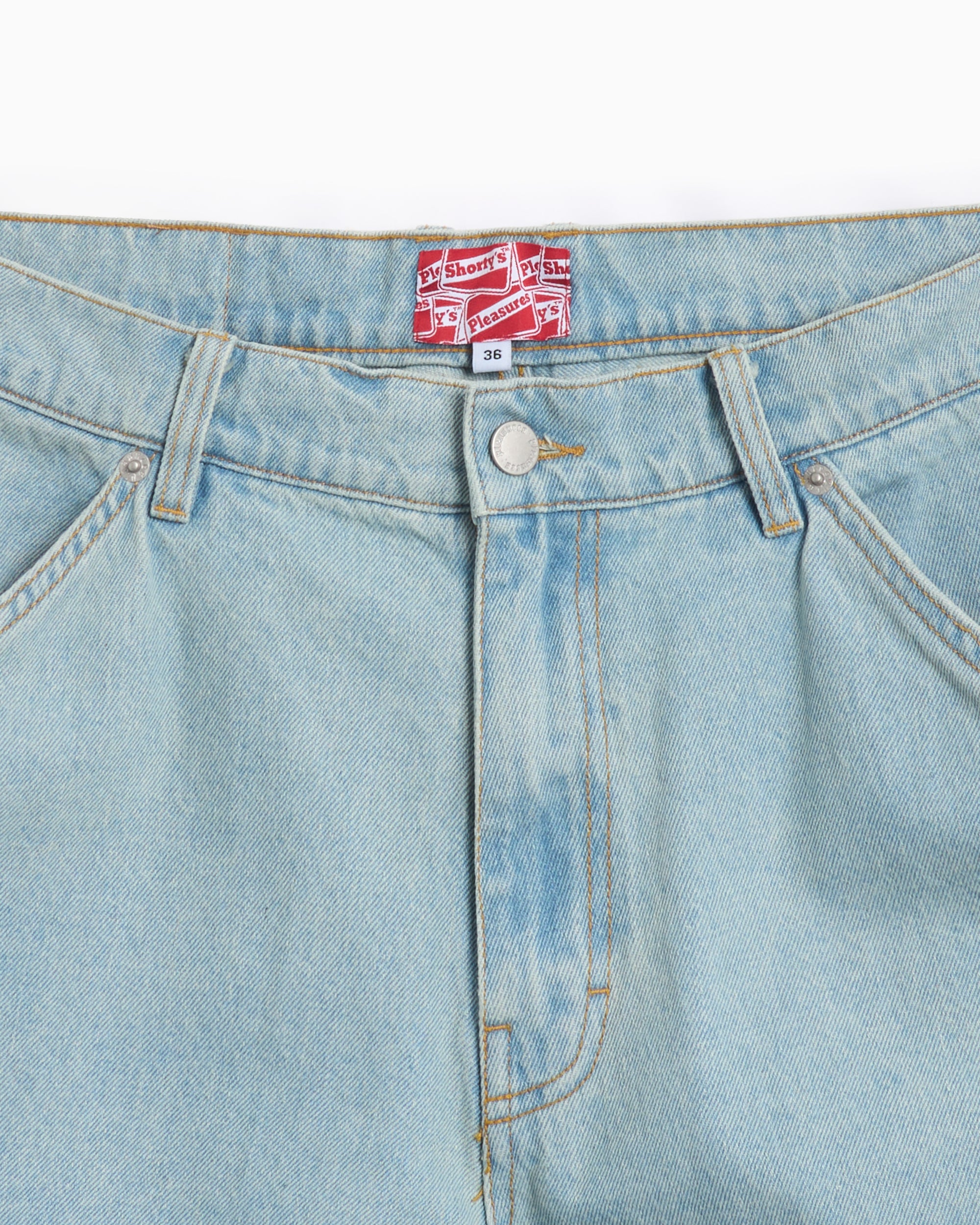 Jeans Pleasures x Shortys Men's Box Logo Carpenter Pants Men's Carpenter Jeans - P24F001-INDIGO