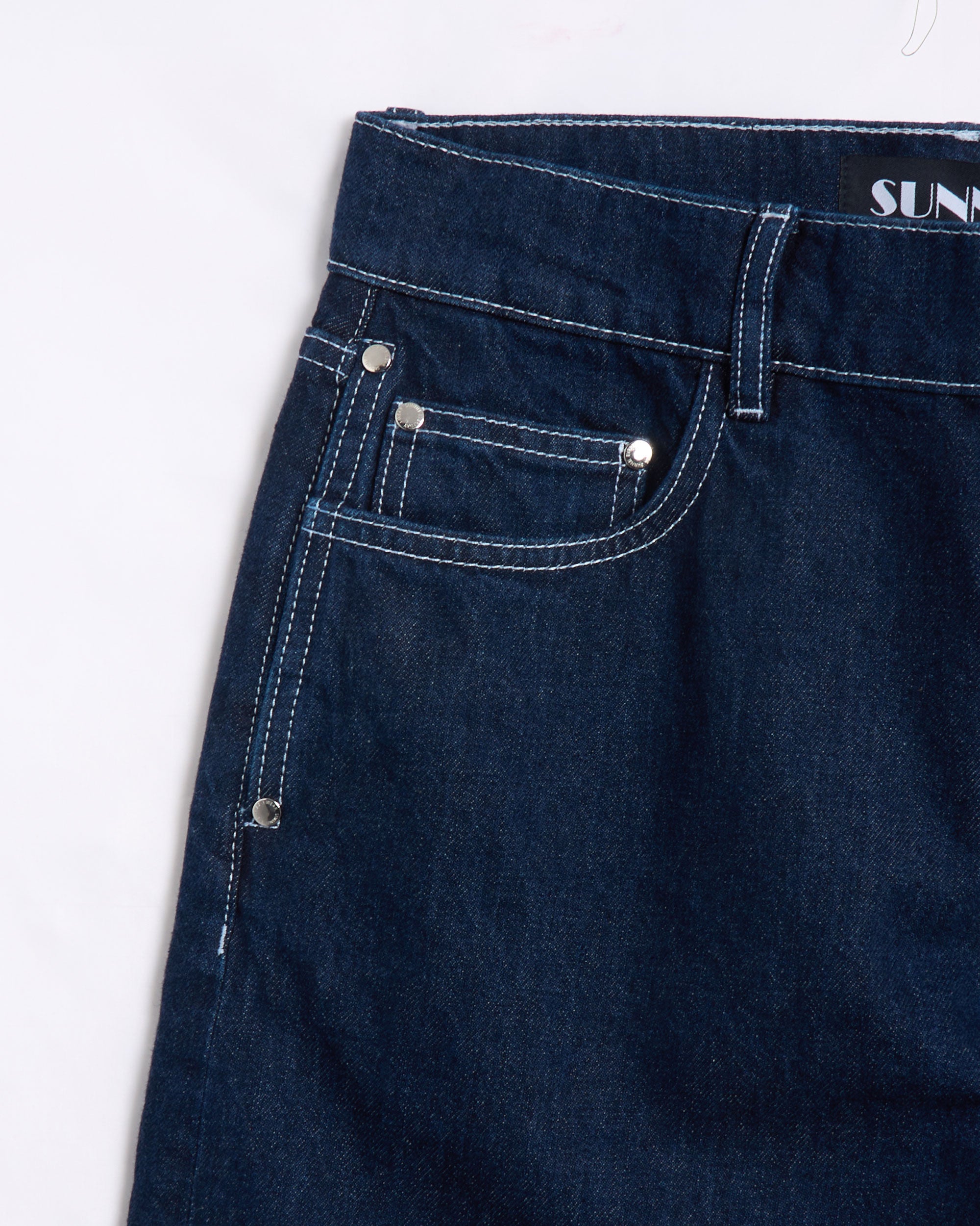 Jeans Sunnei Tapered Men's Denim Pants Relaxed Men's Baggy Jeans - RTWMBOT032-DEN015-RAW