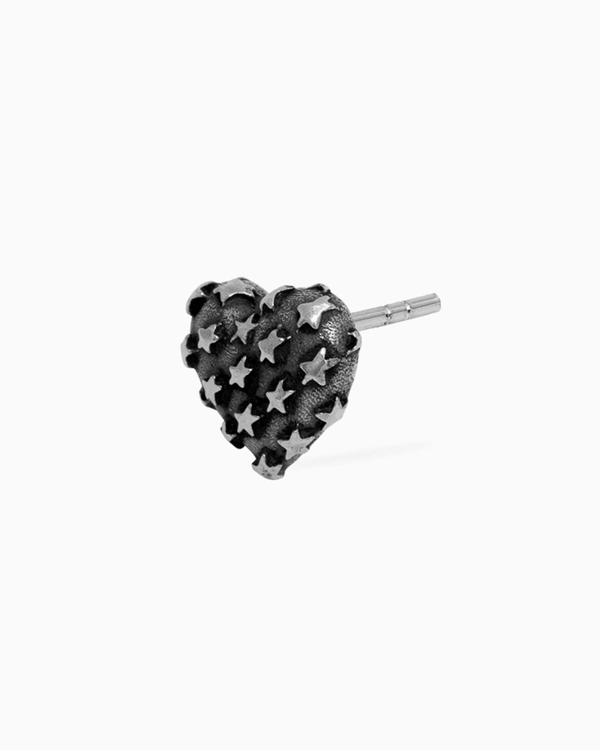 Jewelry TwoJeys All-Over Heart 1 Piece Unisex Earrings - 400522001