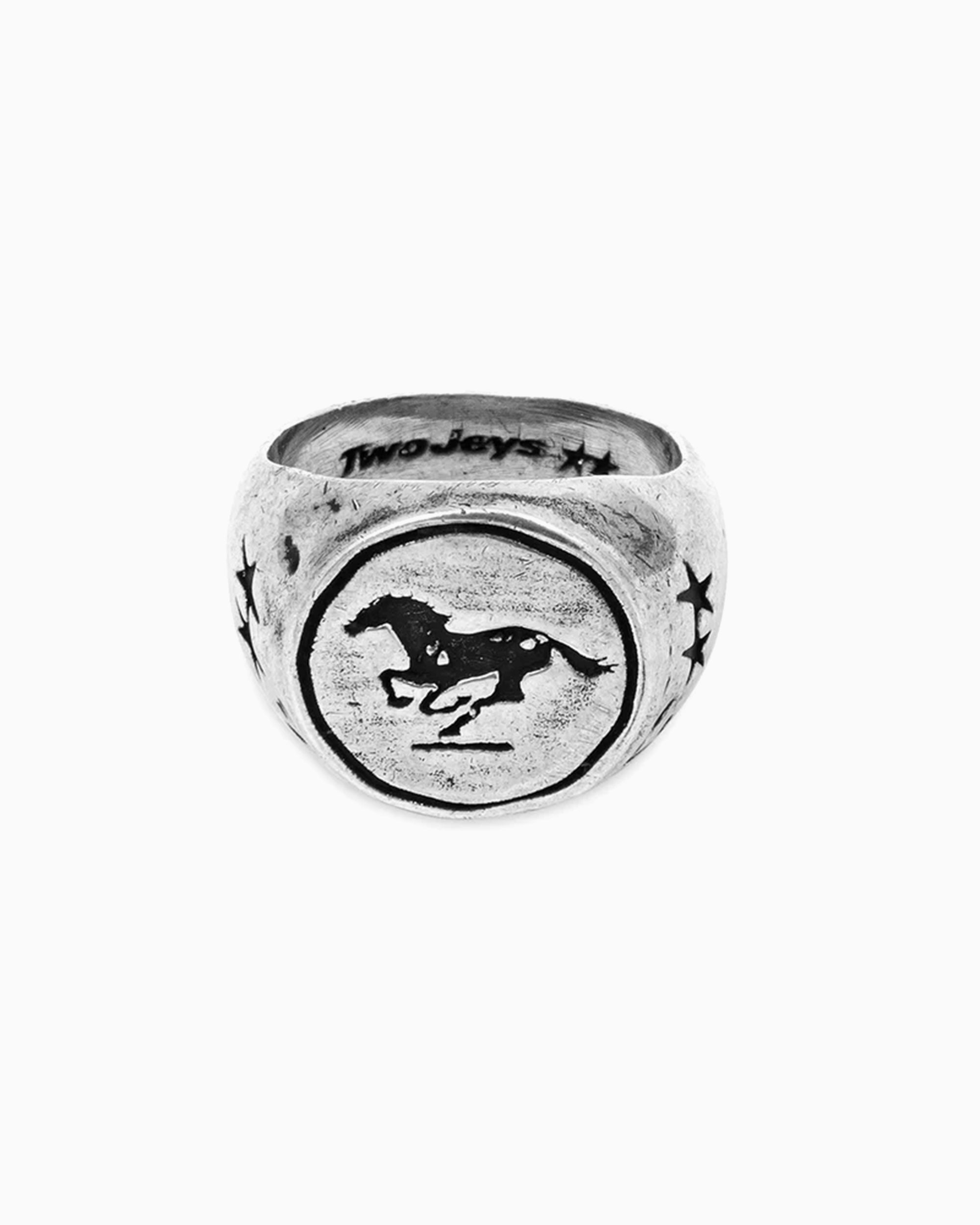 Jewelry TwoJeys Galloping Signet Unisex Ring - 302922001