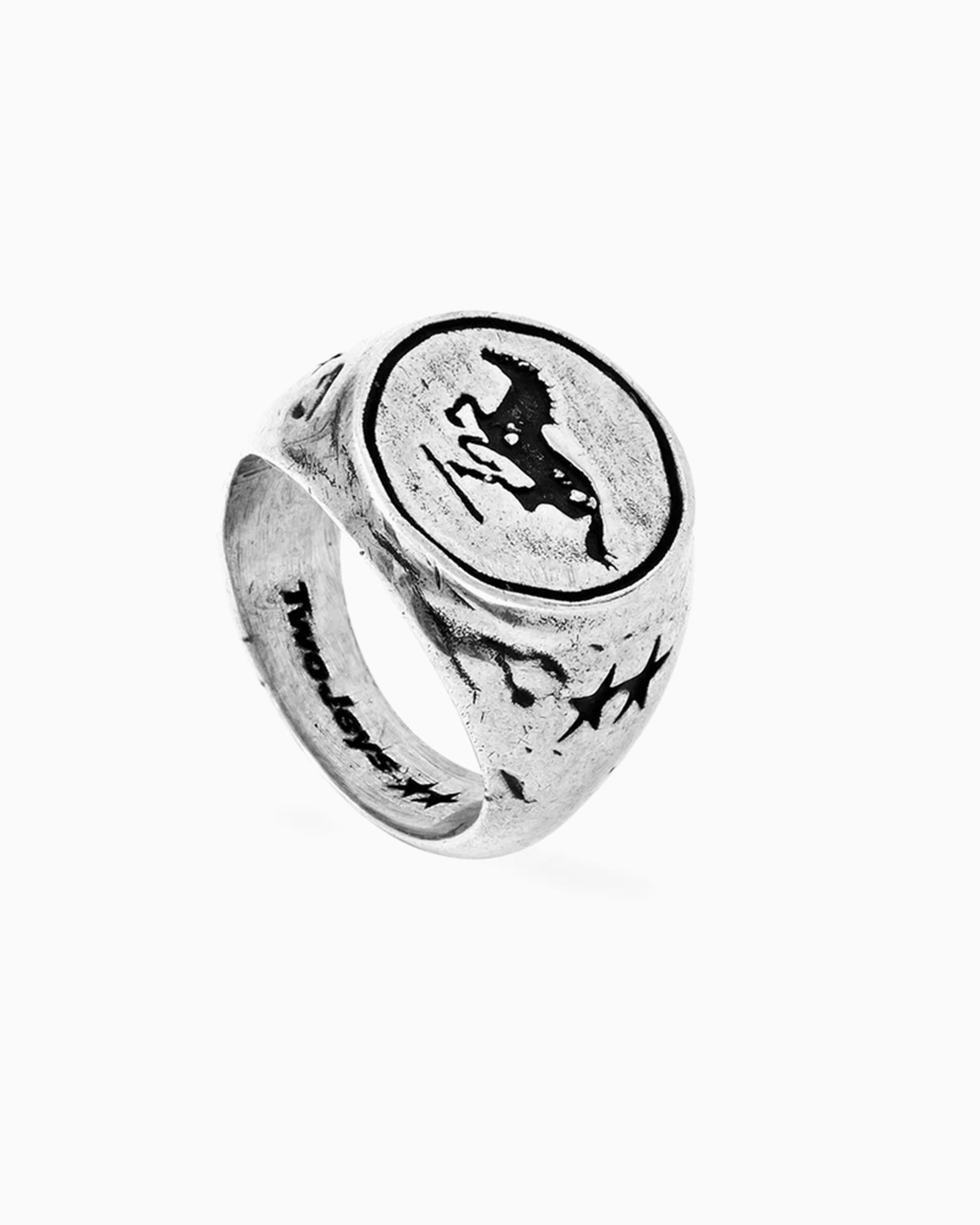 Jewelry TwoJeys Galloping Signet Unisex Ring - 302922001