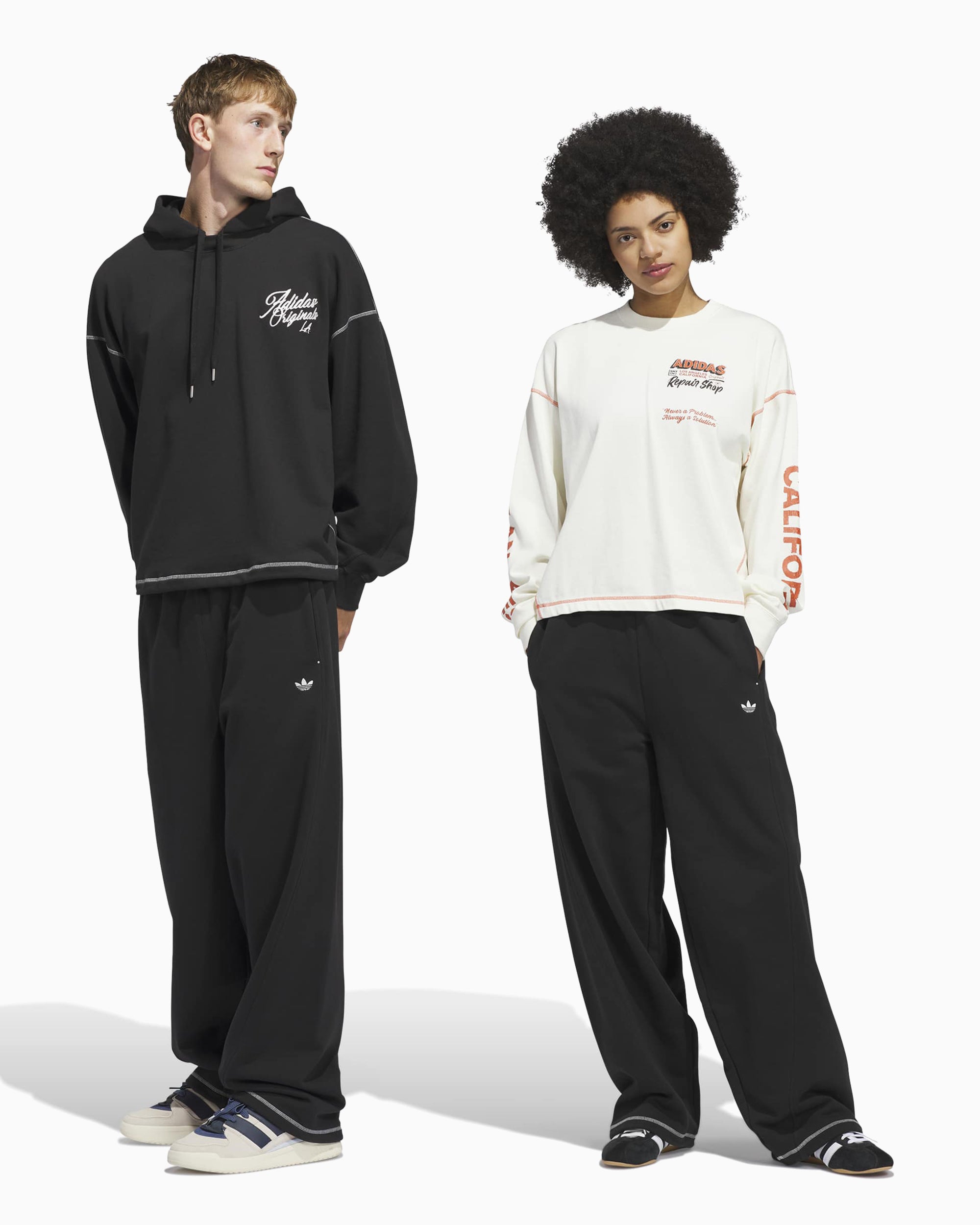 Pants adidas Originals Los Angeles Santa Monica Relaxed Unisex Track Pants - JX6166