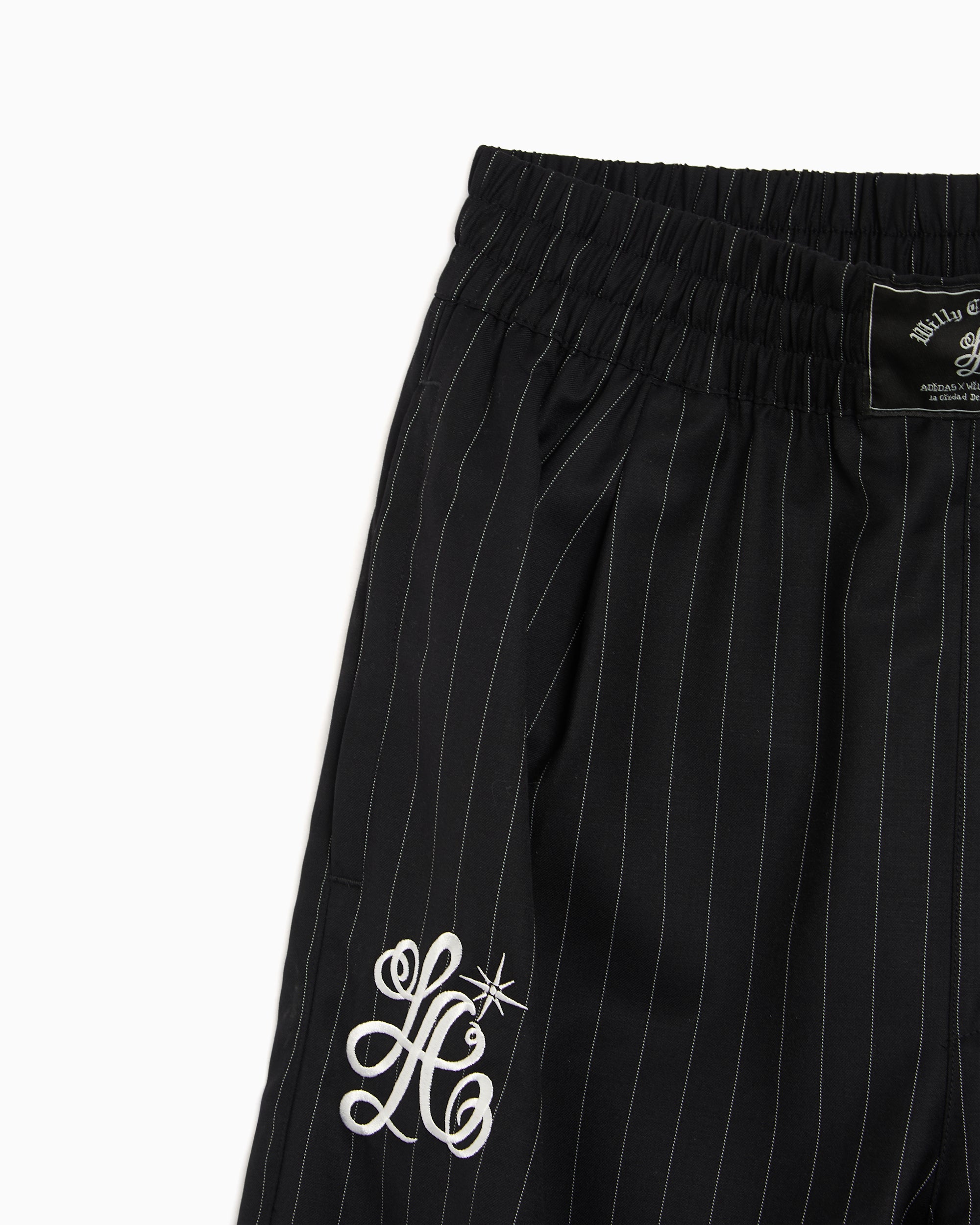 Pants adidas Originals x Willy Chavarria Pinstripe Relaxed Men's Track Pants - KR8688
