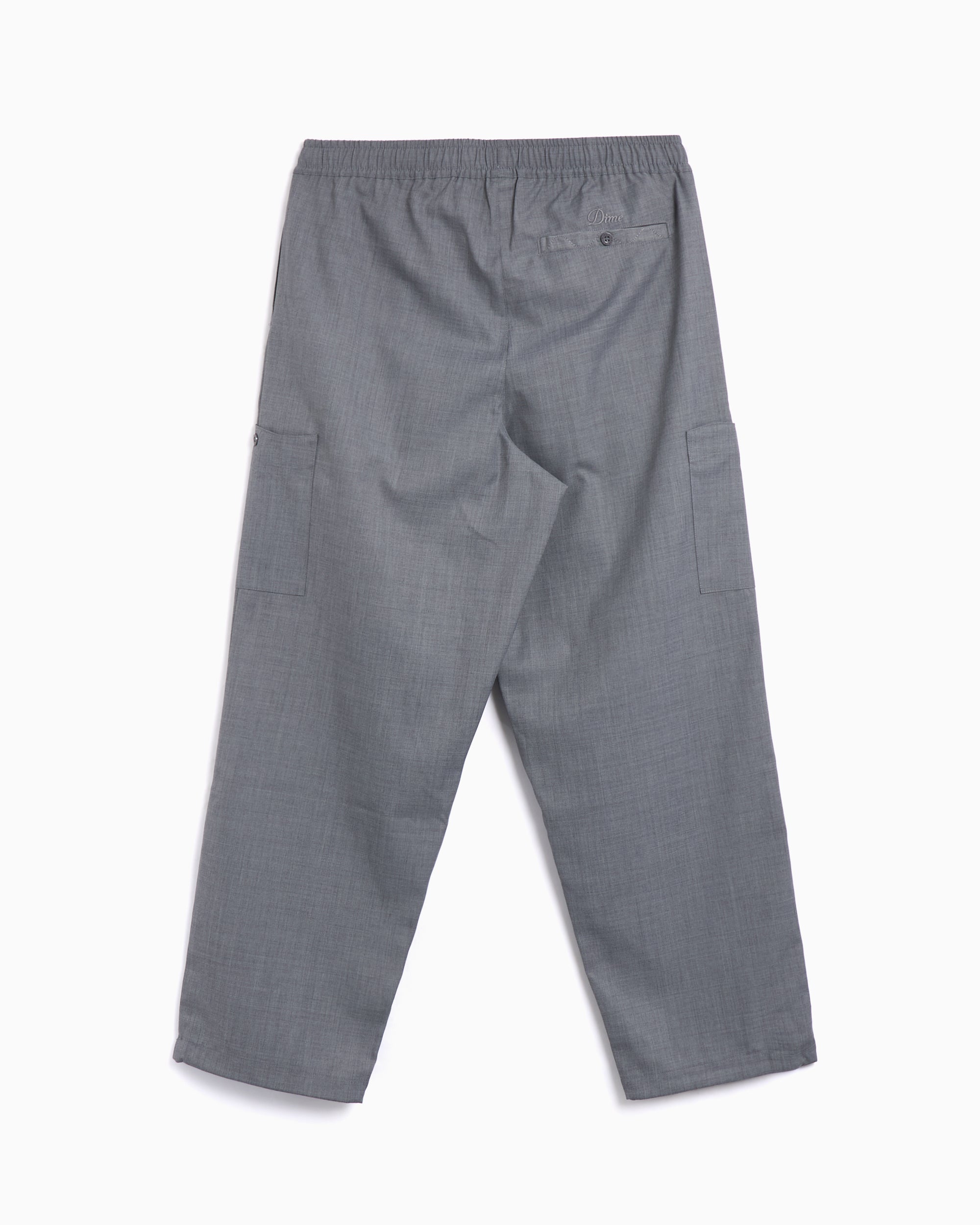 Pants Dime MTL Men's Cargo Dress Pants Relaxed Men's Cargo Pants - DIMEHO2417GRY